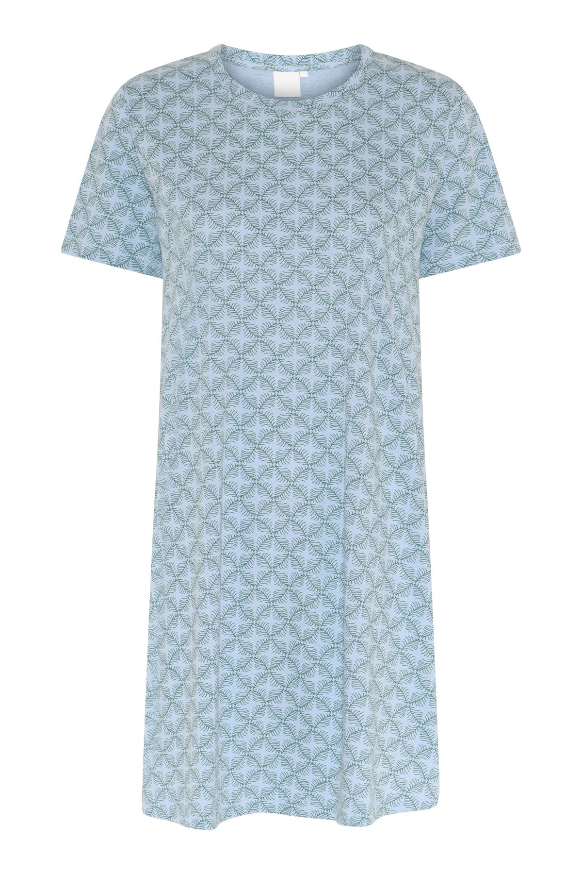 Nicole Kurzarm-Nachthemd, Kentuckyblau Allover-Print