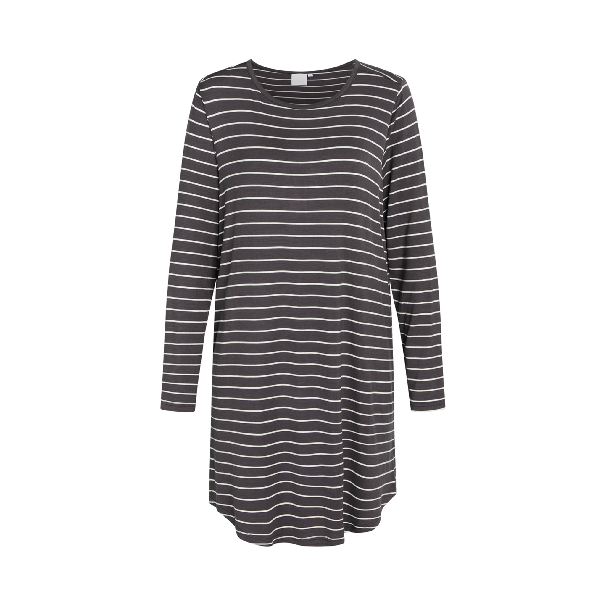 Nicole L/S Dress, Pavement Stripe