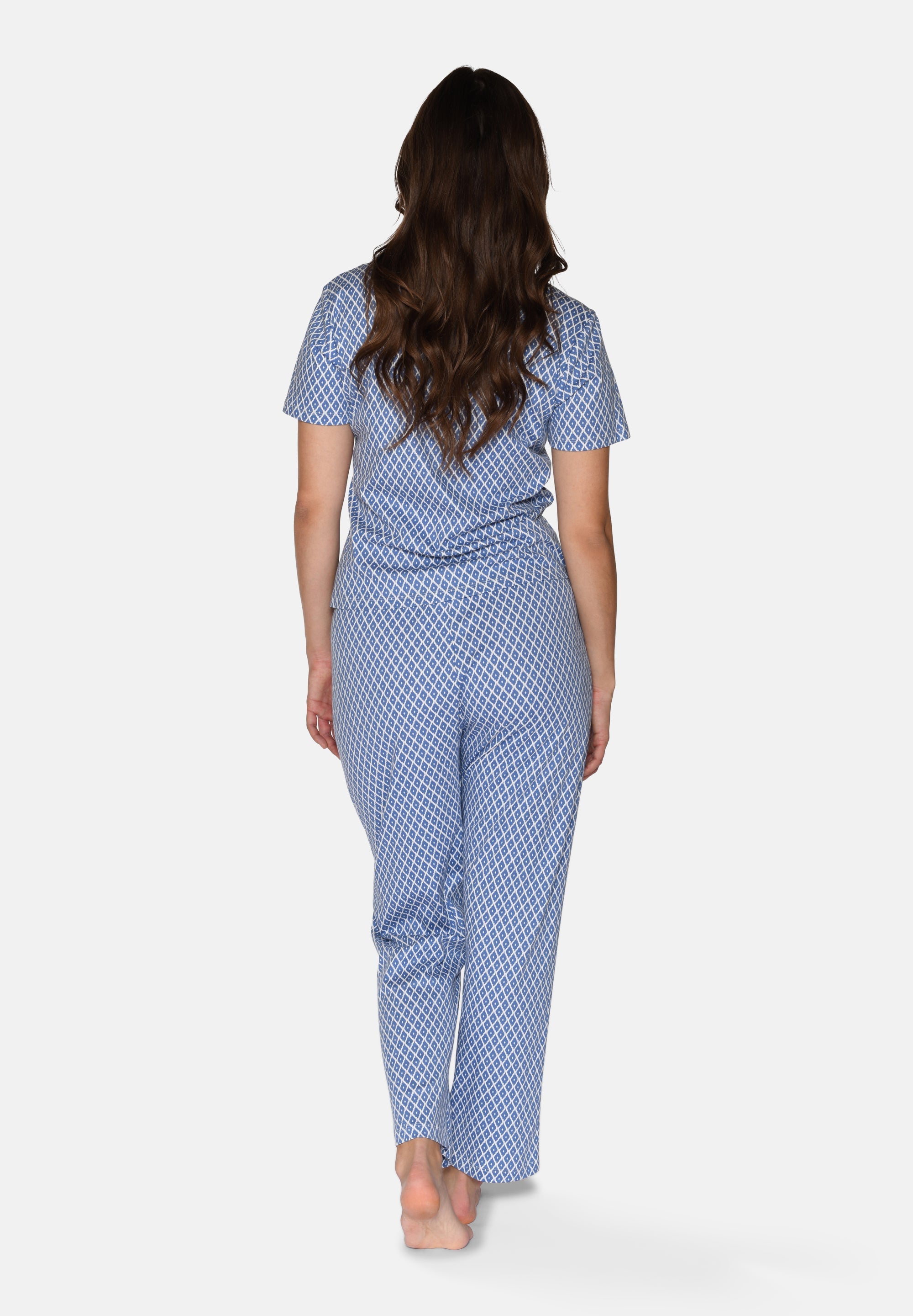 Charlotte Crop Pants, Riverside AOP