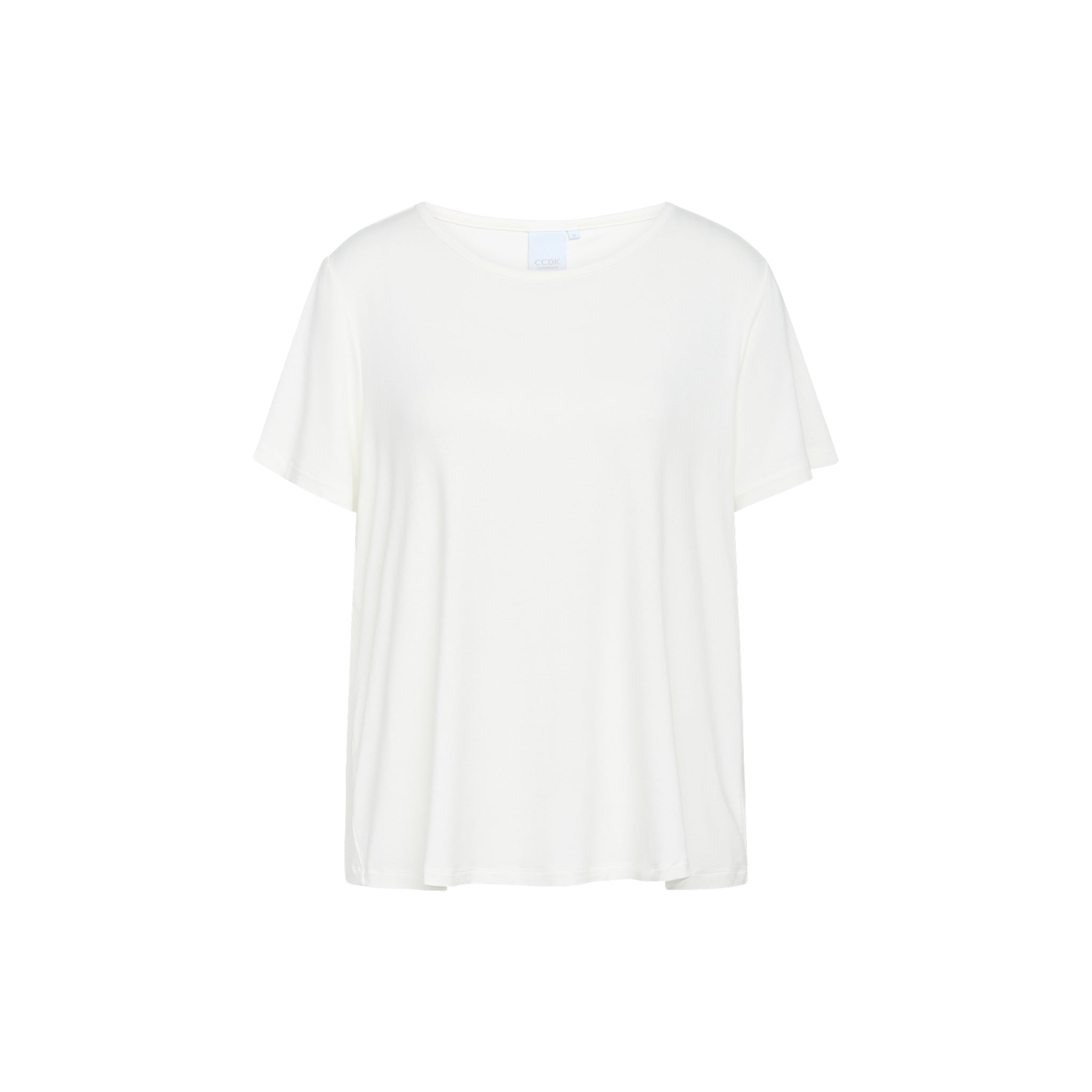 Bea Kurzarm-T-Shirt, Schneeweiß
