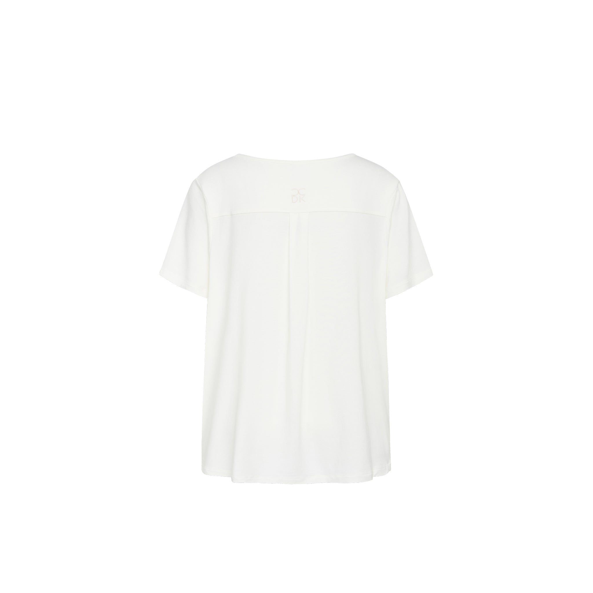 Bea Kurzarm-T-Shirt, Schneeweiß
