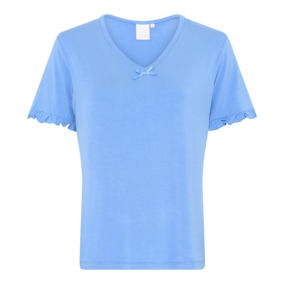 Jordan Rüschen-T-Shirt, Azurblau