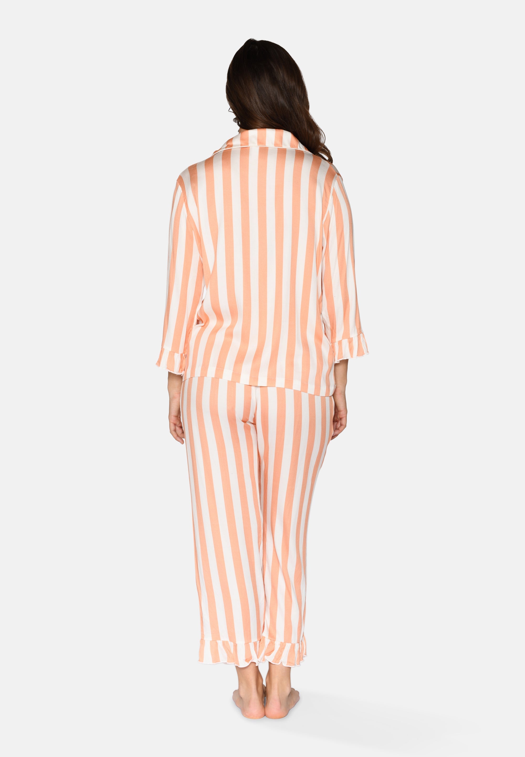 Saga Shirt, Coral Sands Stripe