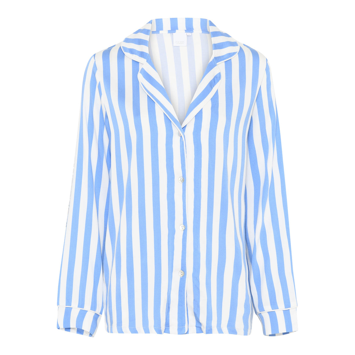 Josephine Shirt, Azurblau Allover-Print