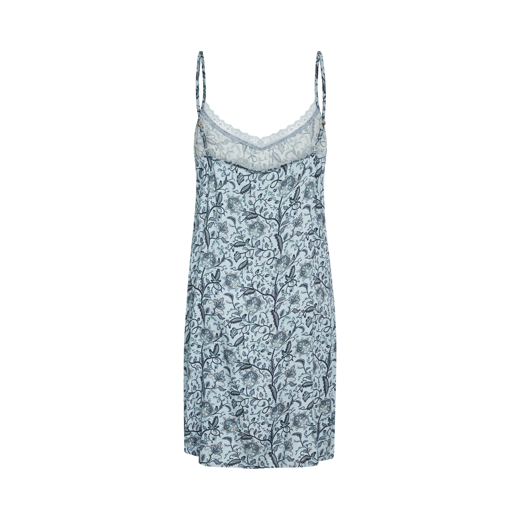 Jade Chemise Dress, Celestian Blue AOP