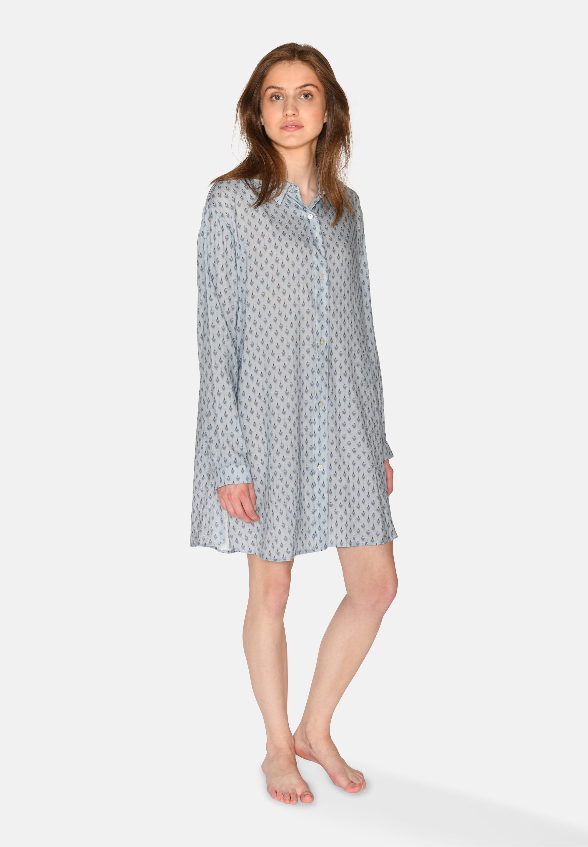 Solvei Shirt, Celestian Blue AOP