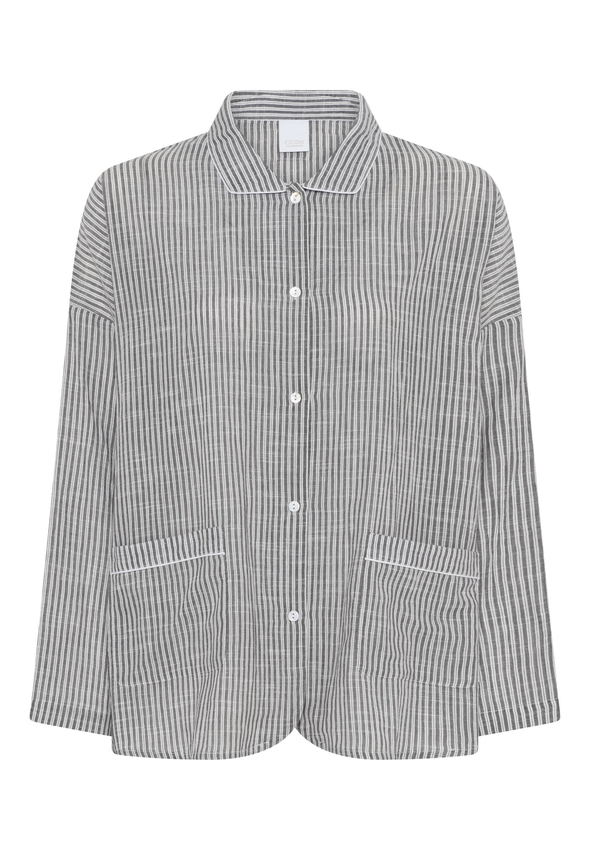 Amanda Shirt, Pflastergrau Streifen