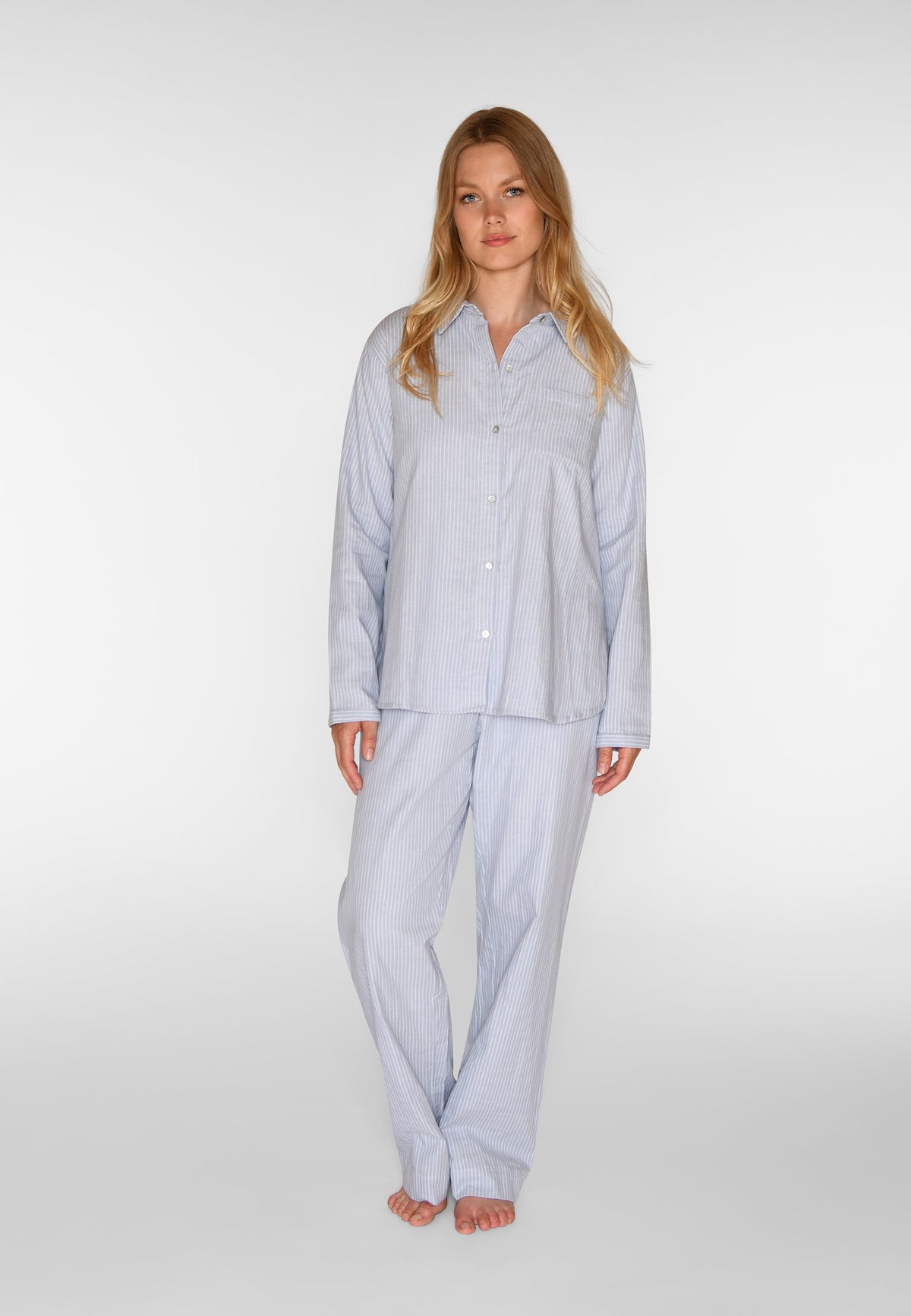 Mary kurzes Shirt, Abenddämmerung Streifen