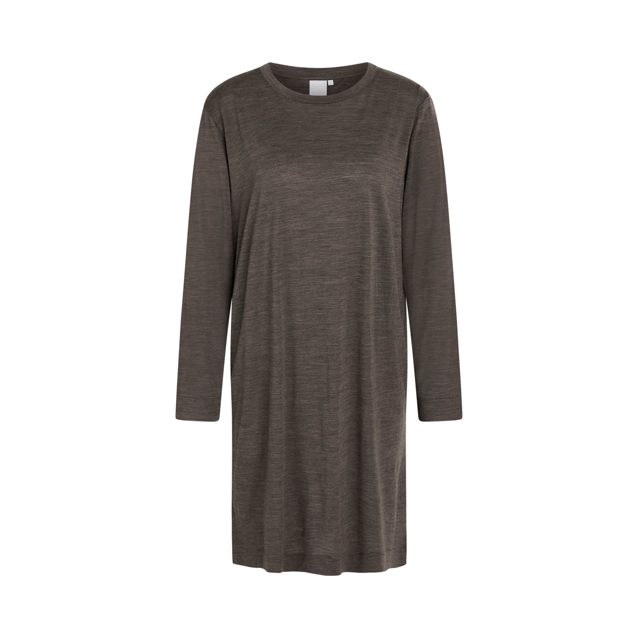Marcia L/S Dress, Pavement Melange