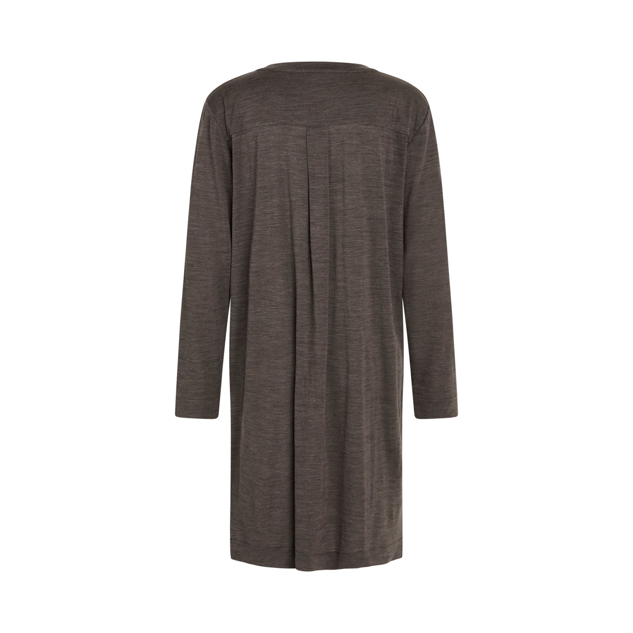 Marcia L/S Dress, Pavement Melange