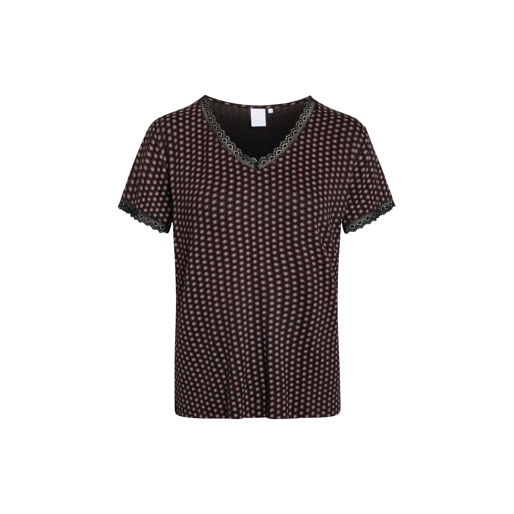 Jacqueline Short Sleeve T-Shirt, Black