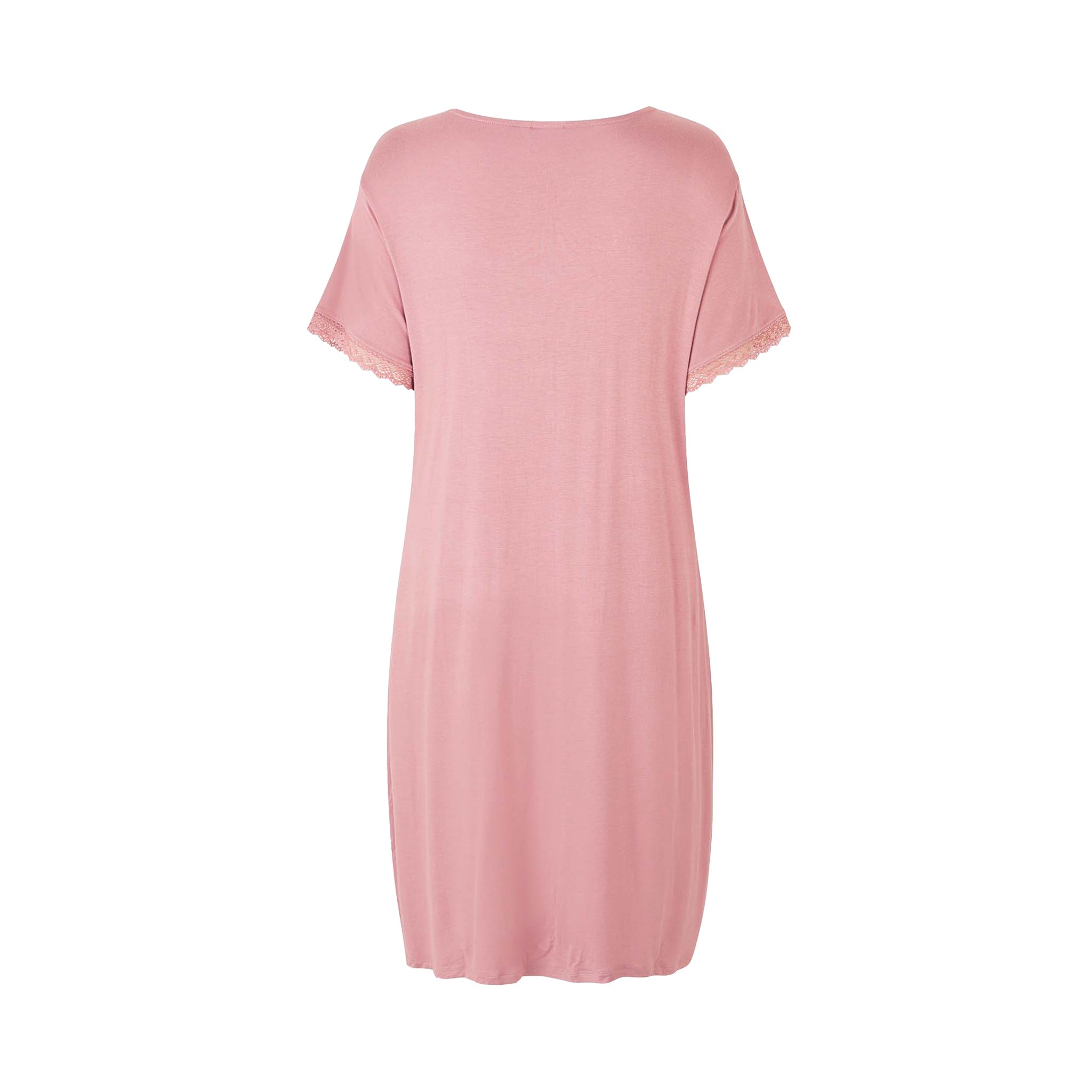 Jacqueline Short Sleeve Dress, Light Mahogany