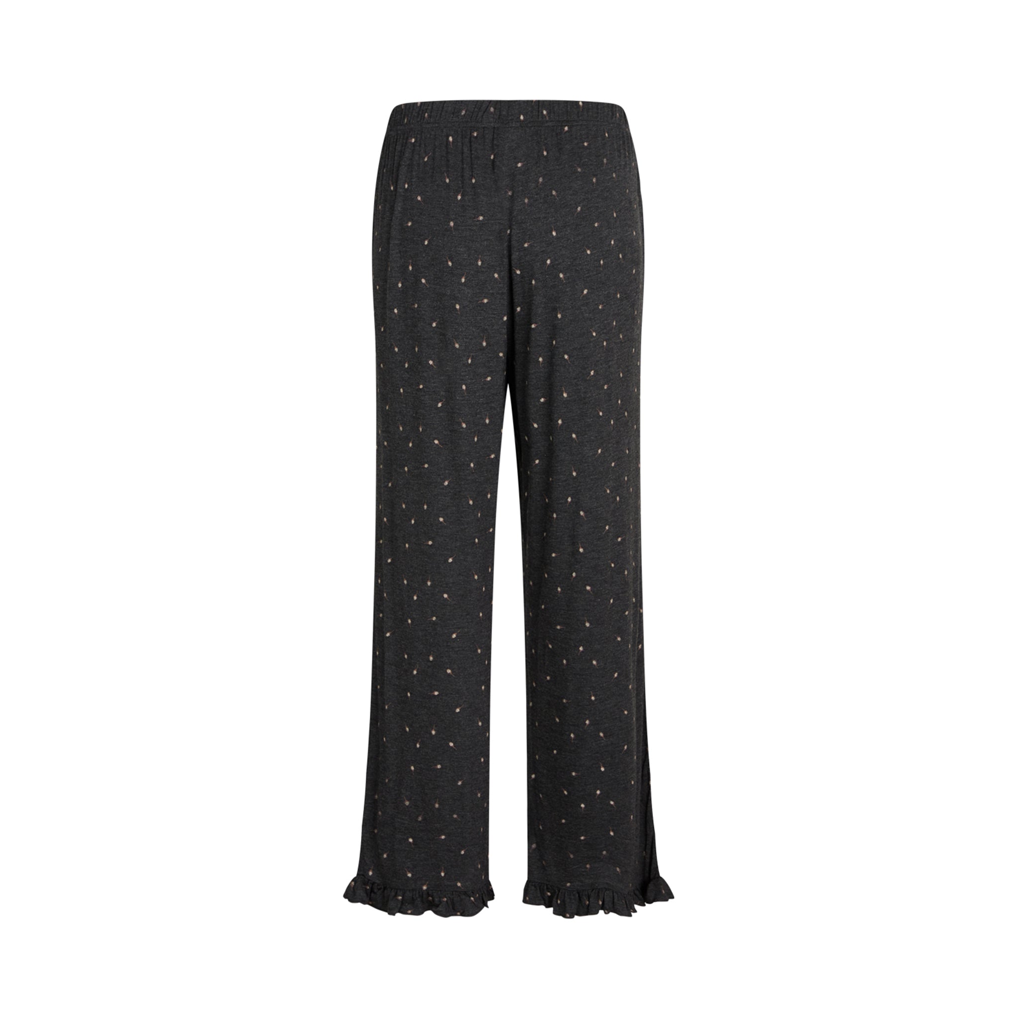 Jasmin Crop Pants, Dark Grey Melange