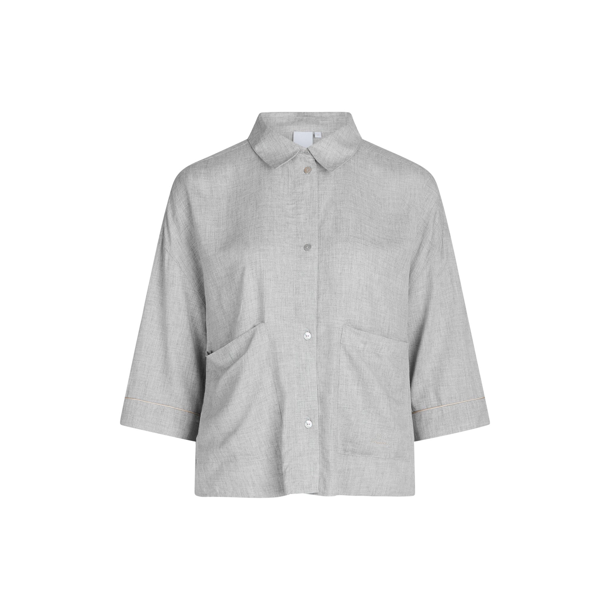Sonja Shirt, Light Grey Melange