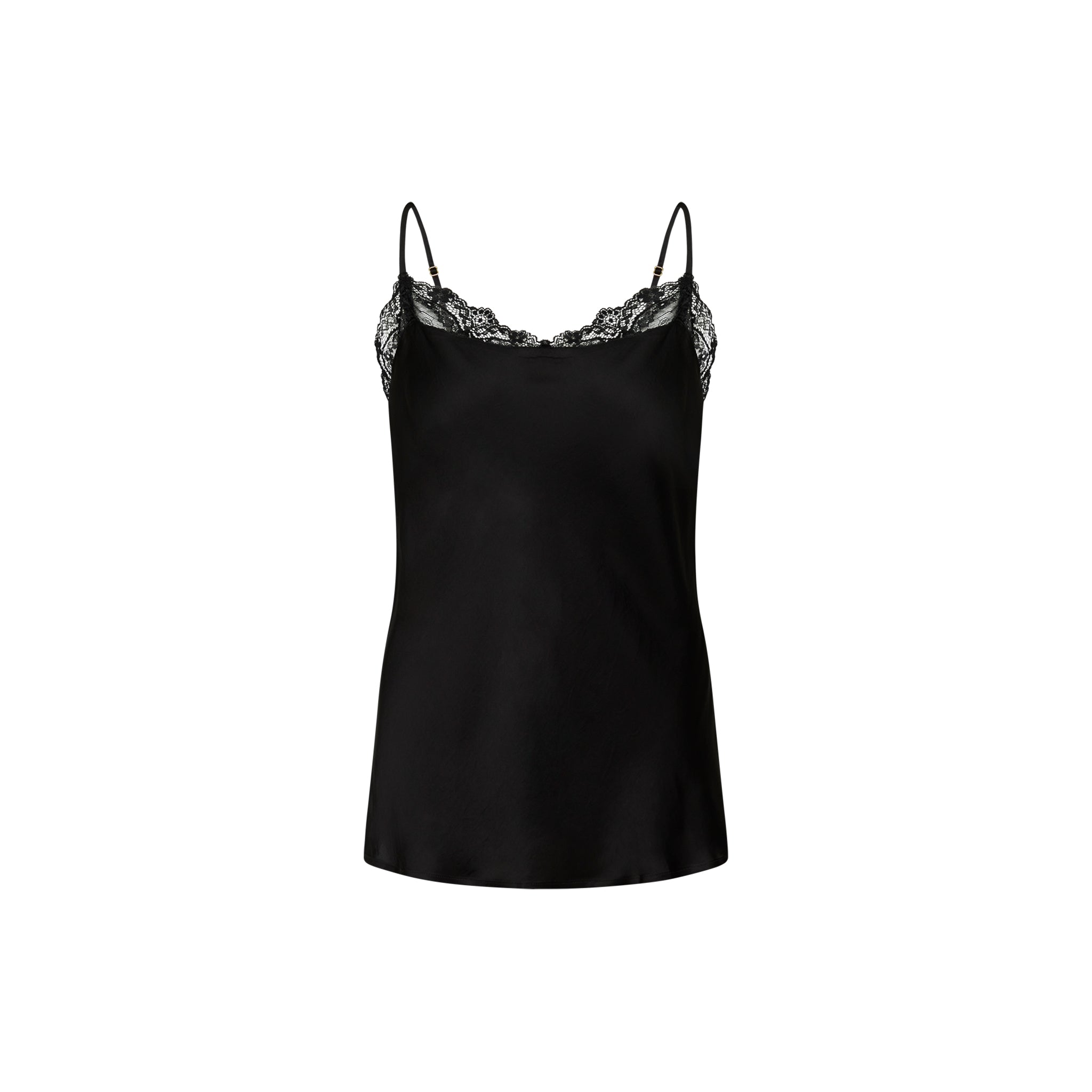 Iris Chemise Top, Black