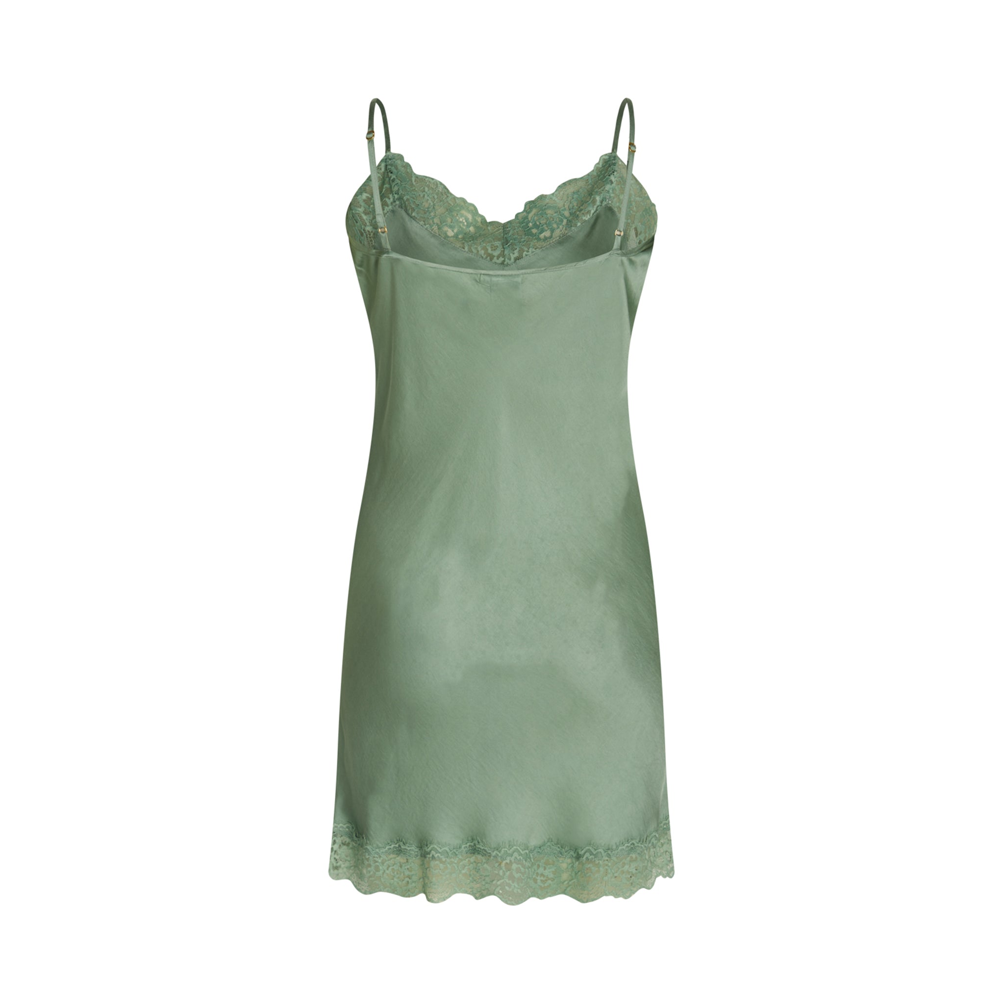 Siana Chemise Dress, Granite Green