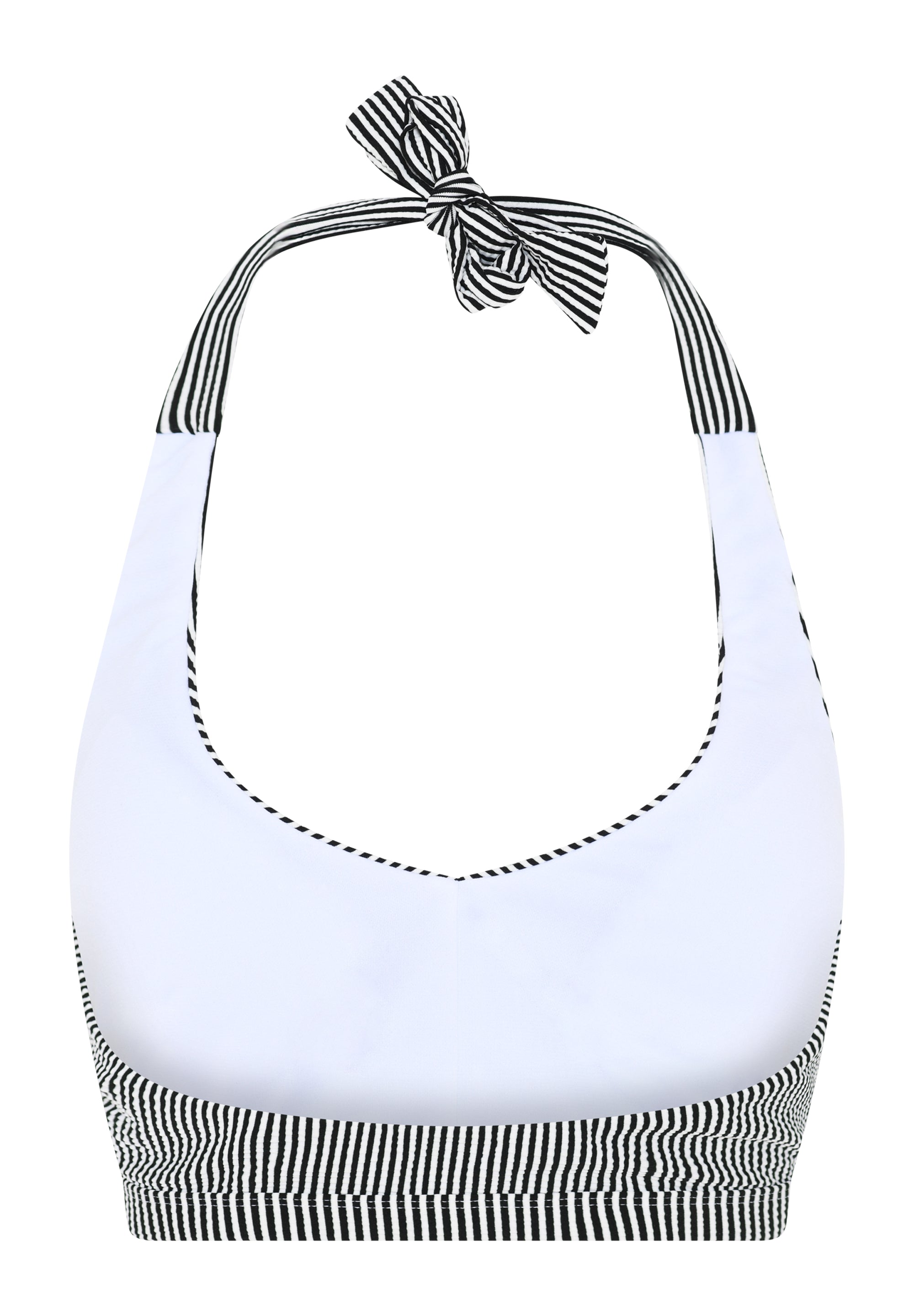 Britt Bikini Top, Black Stripe