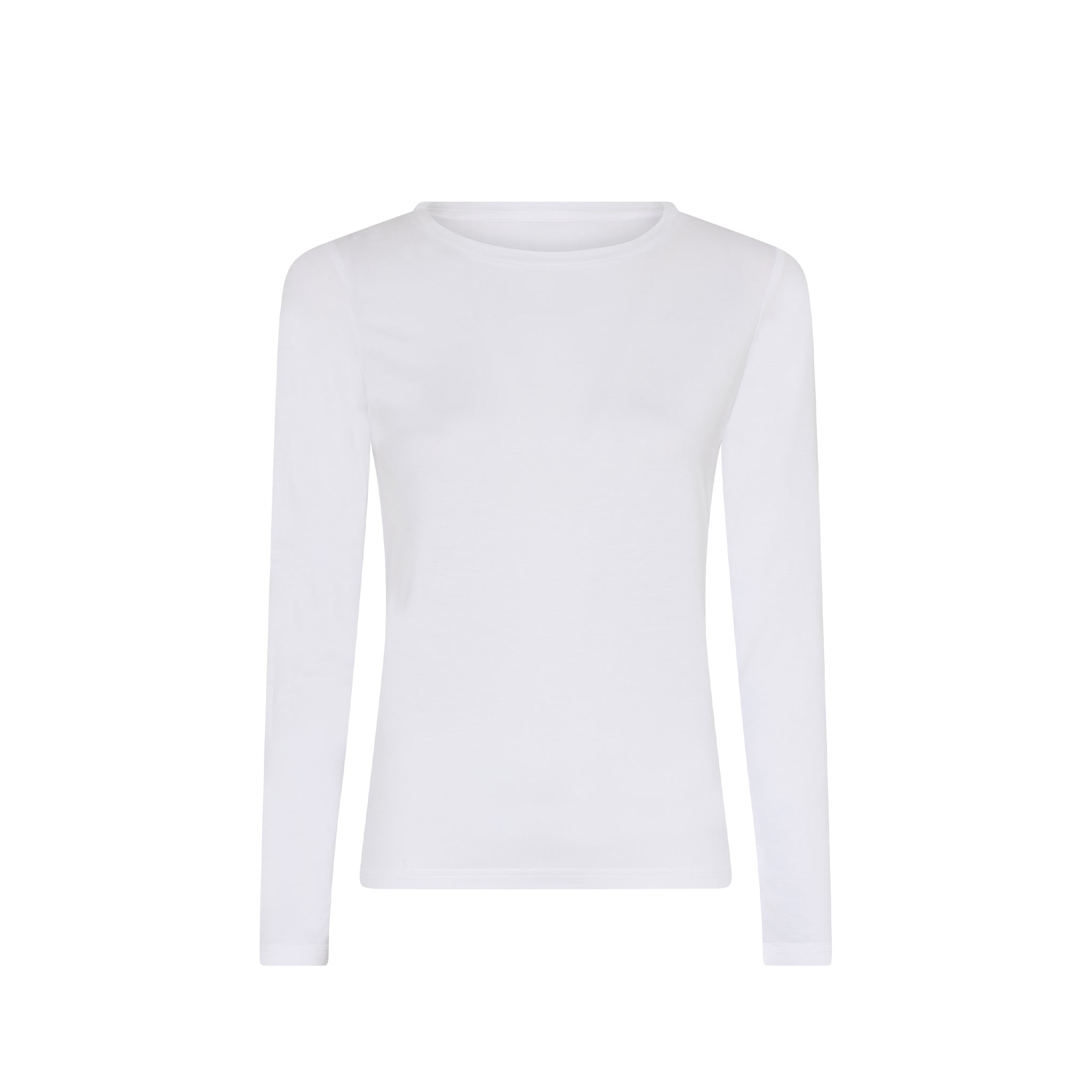 Modal L/S T-shirt, White