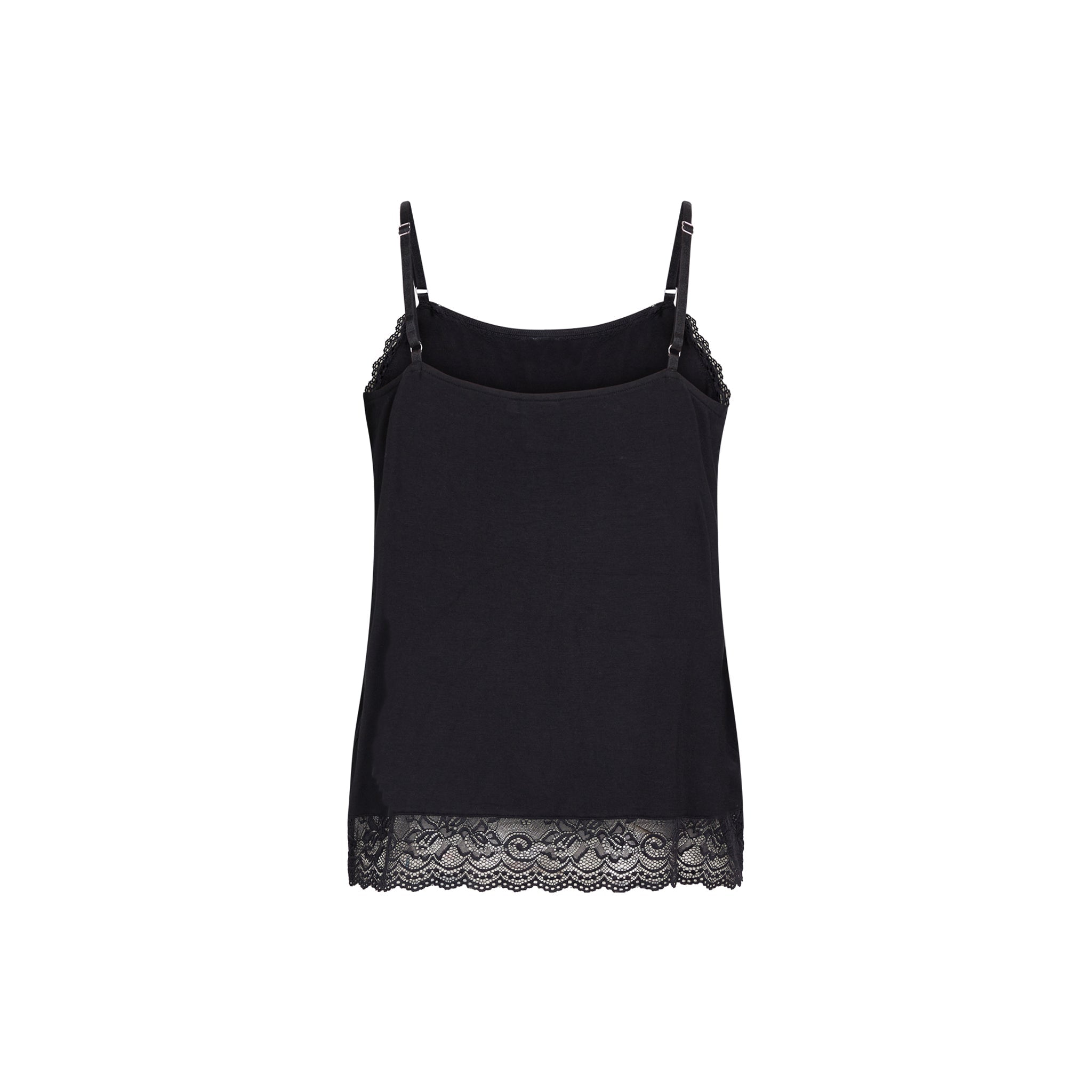 Kendall Chemise Top, Black