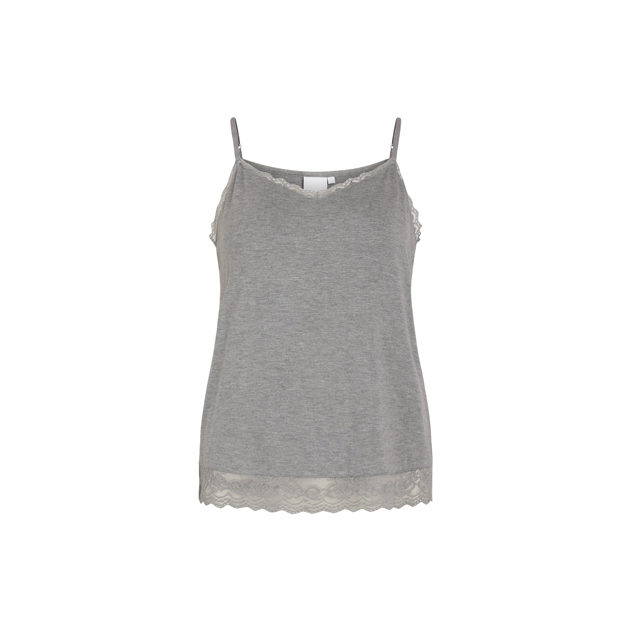 Kendall Chemise Top, Grey Melange