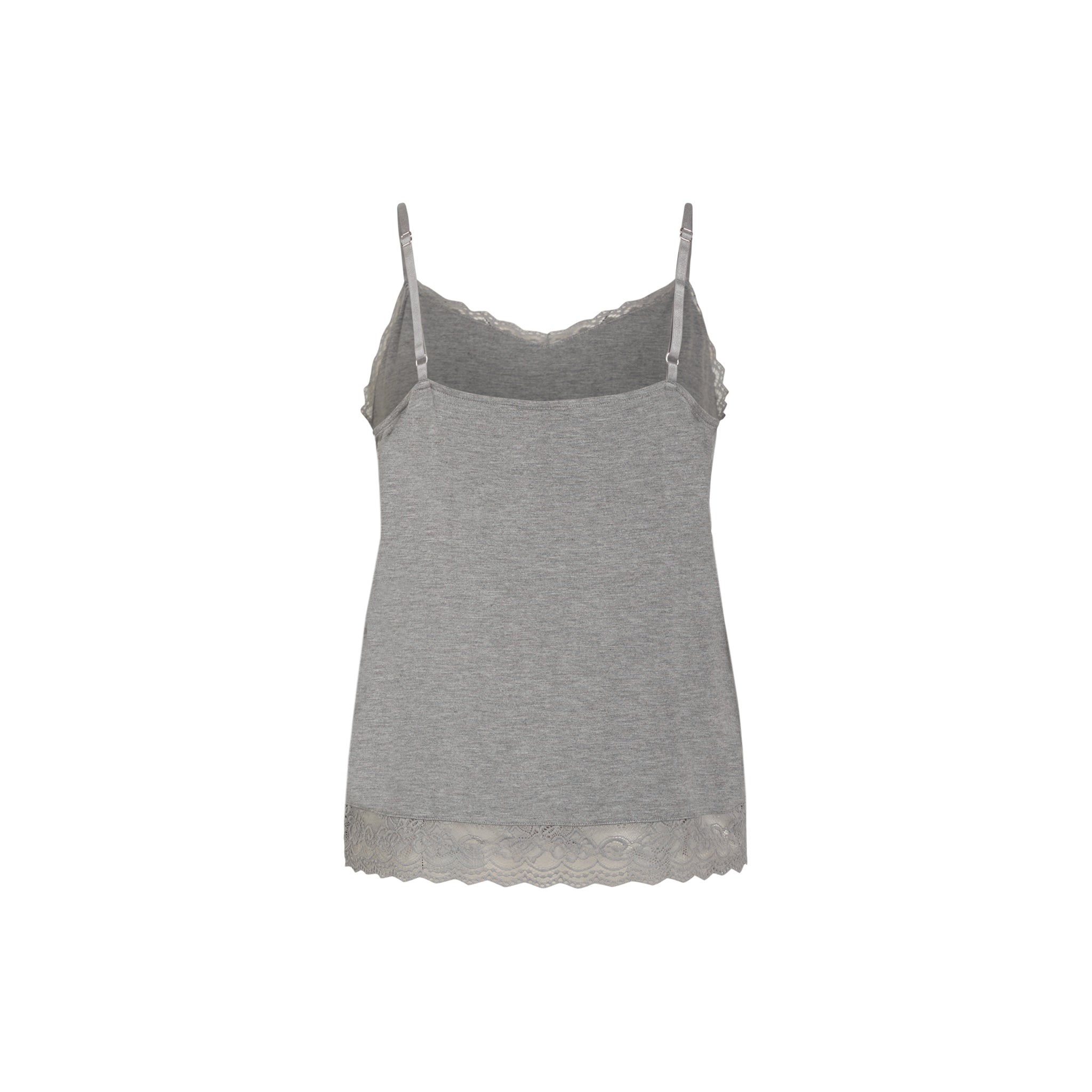 Kendall Chemise Top, Grey Melange