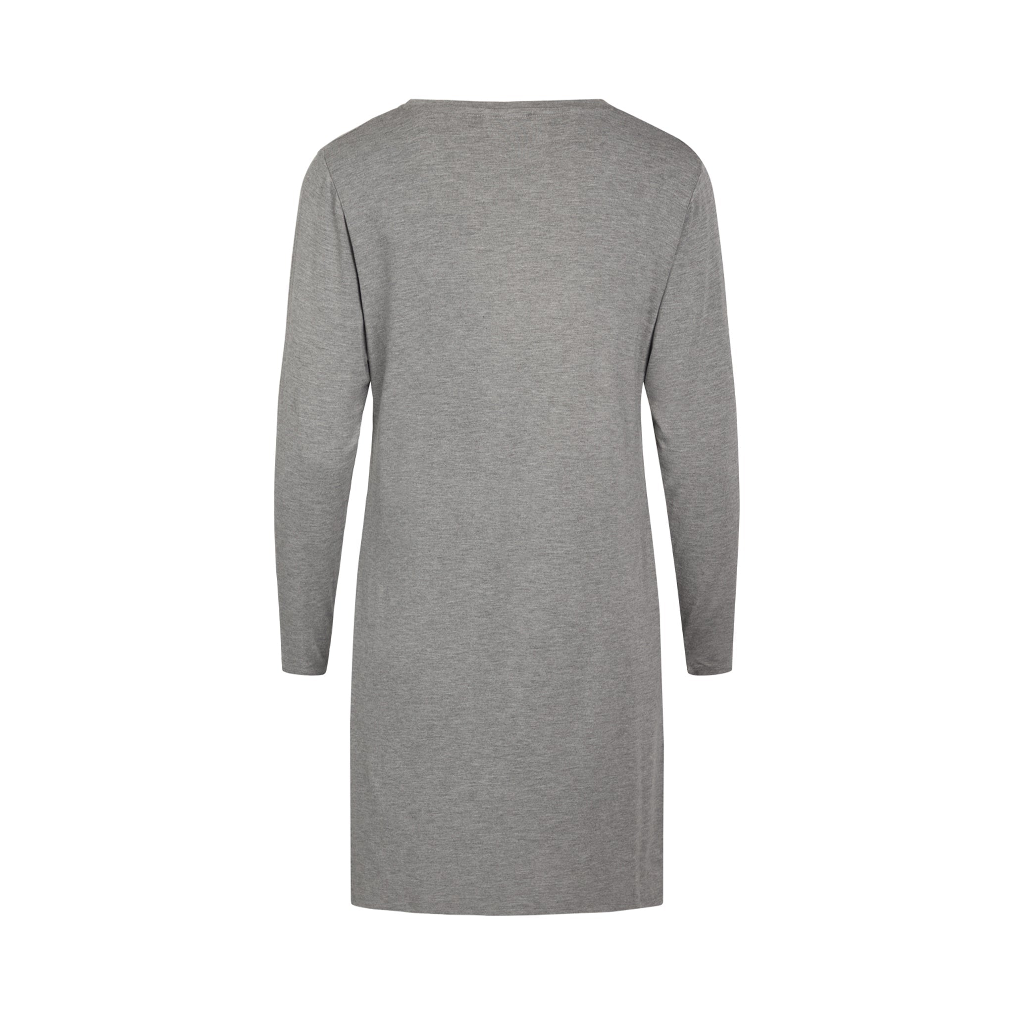 Jacqueline Long Sleeve Dress, Grey Melange