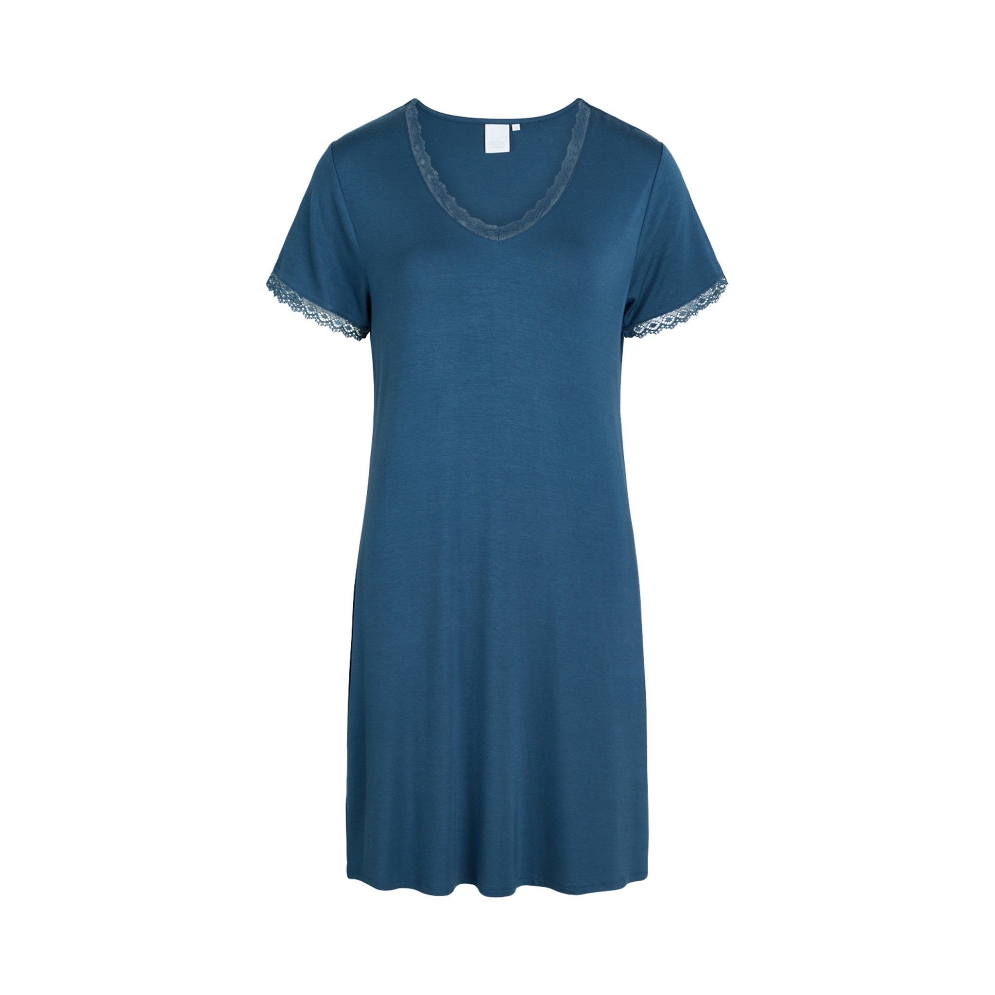 Jacqueline Bamboo Short Sleeve Dress, Ensign Blue