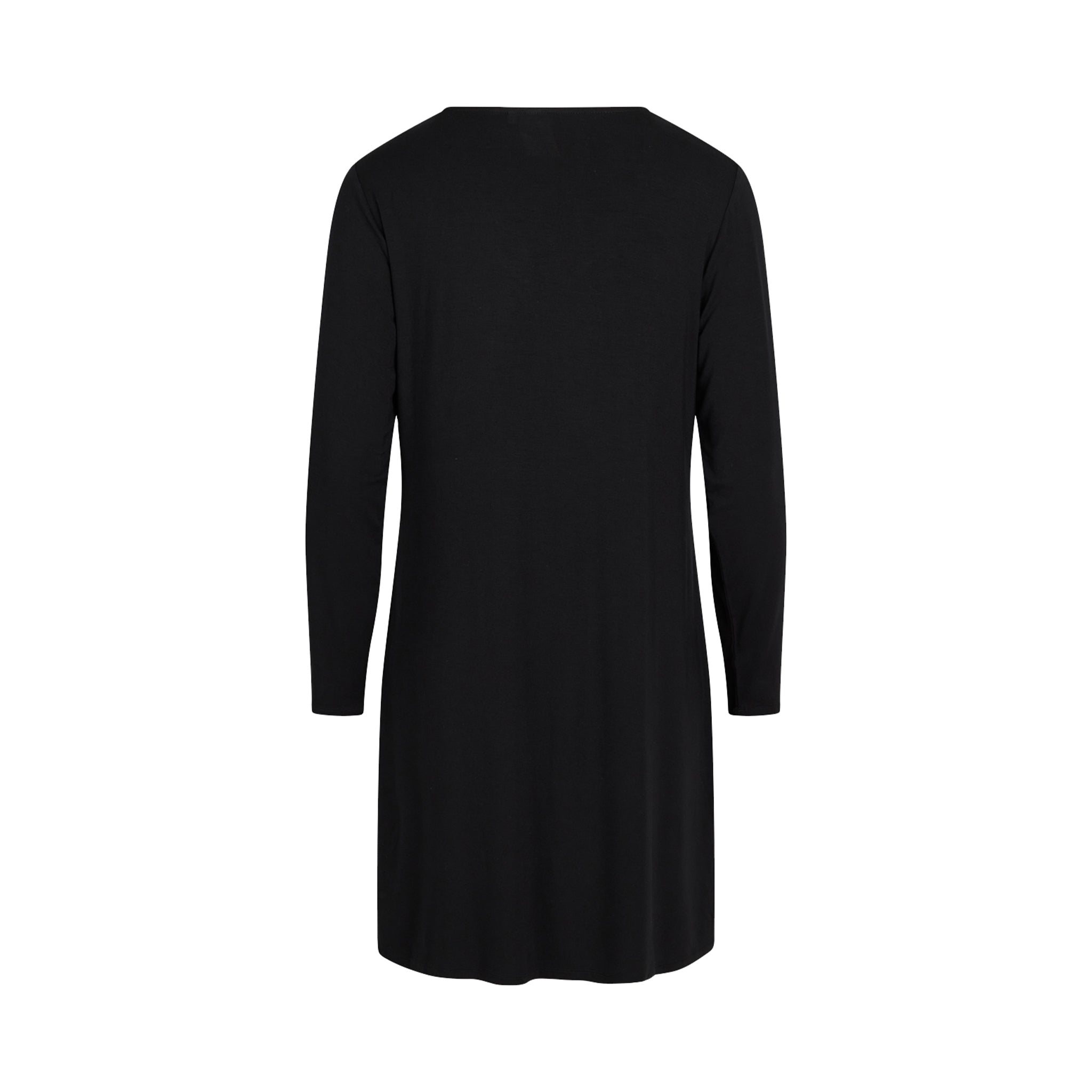 Jacqueline Bamboo Long Sleeve Dress, Black