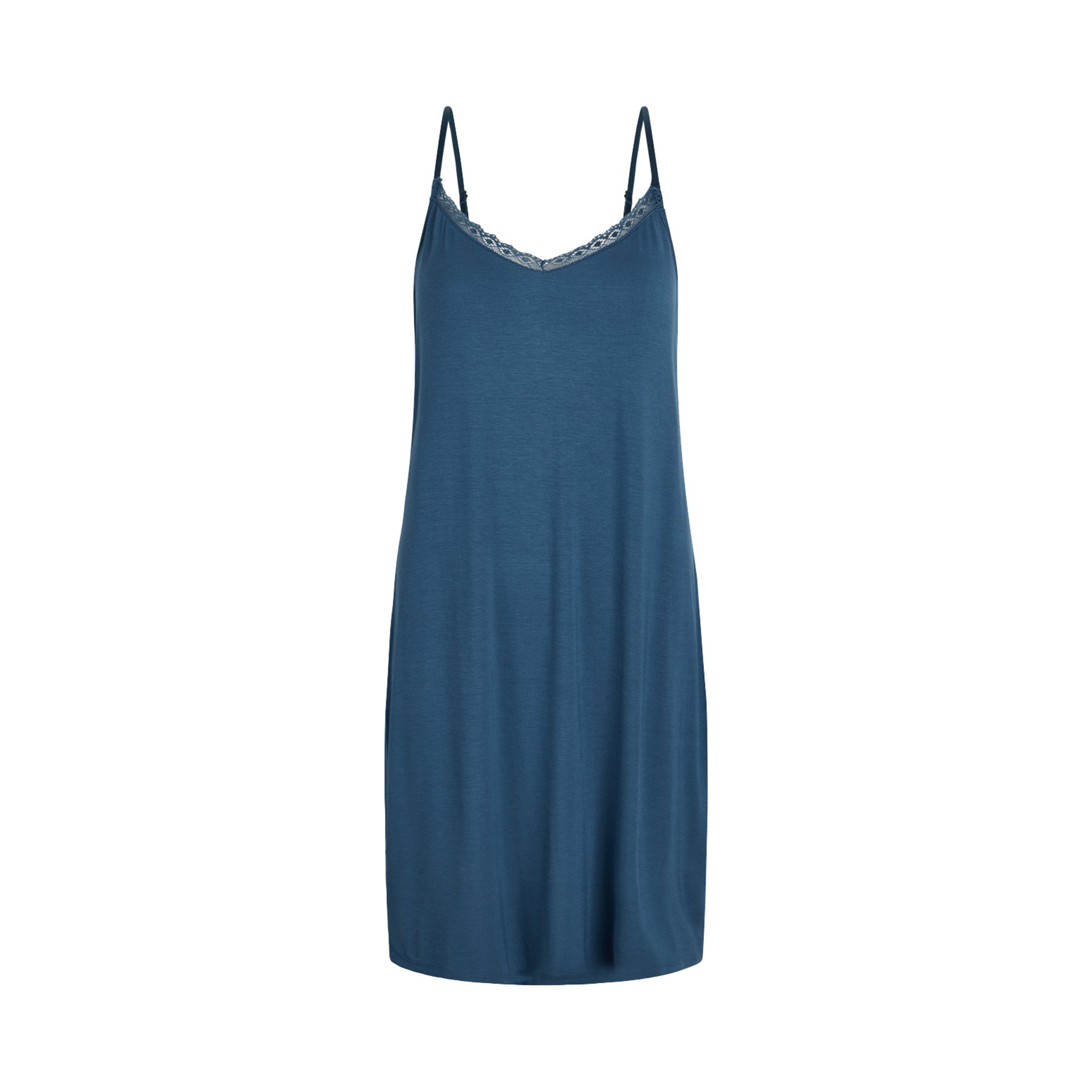 Maia Bamboo Chemise Dress, Ensign Blue