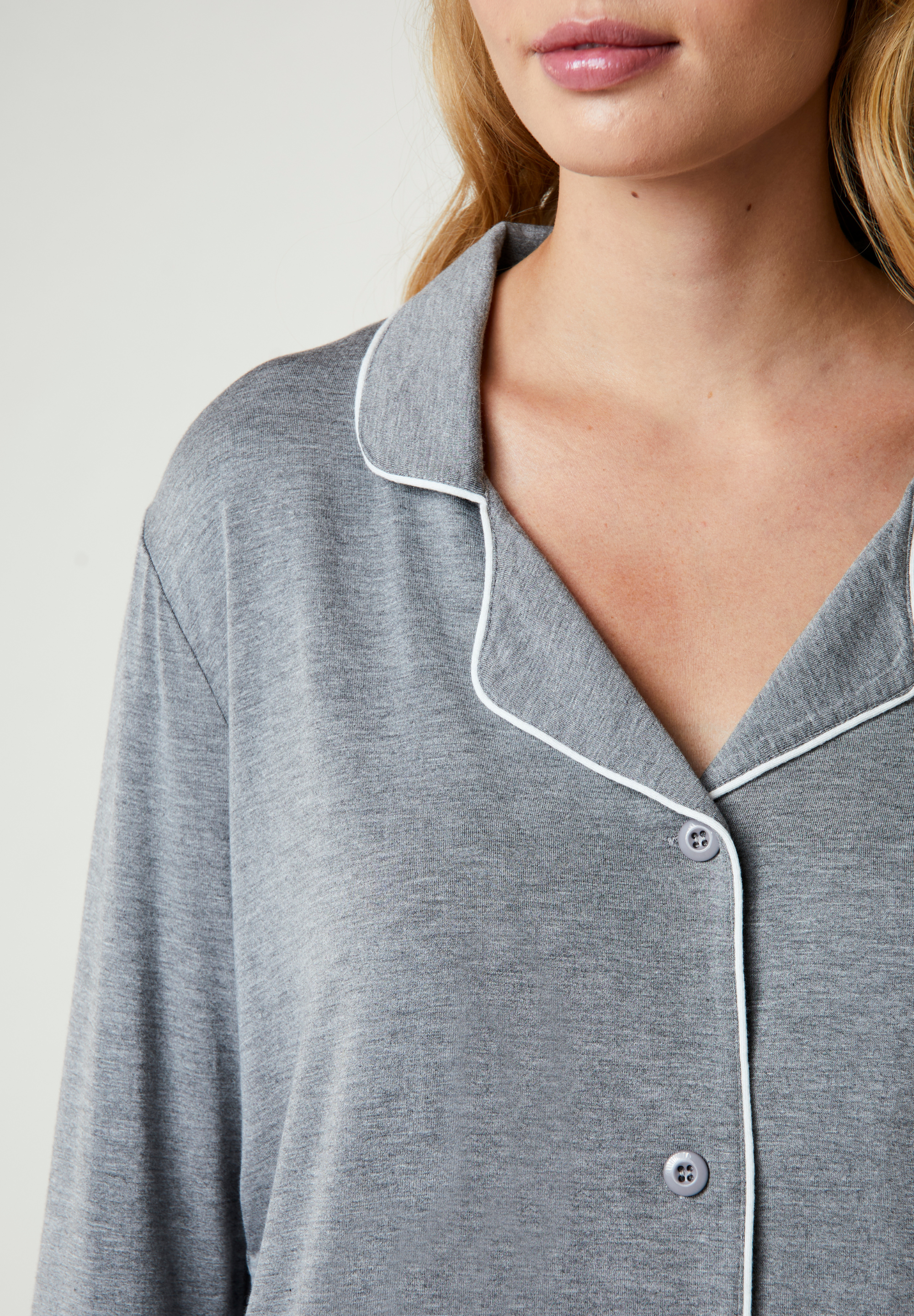 Joy Shirt, Grey Melange