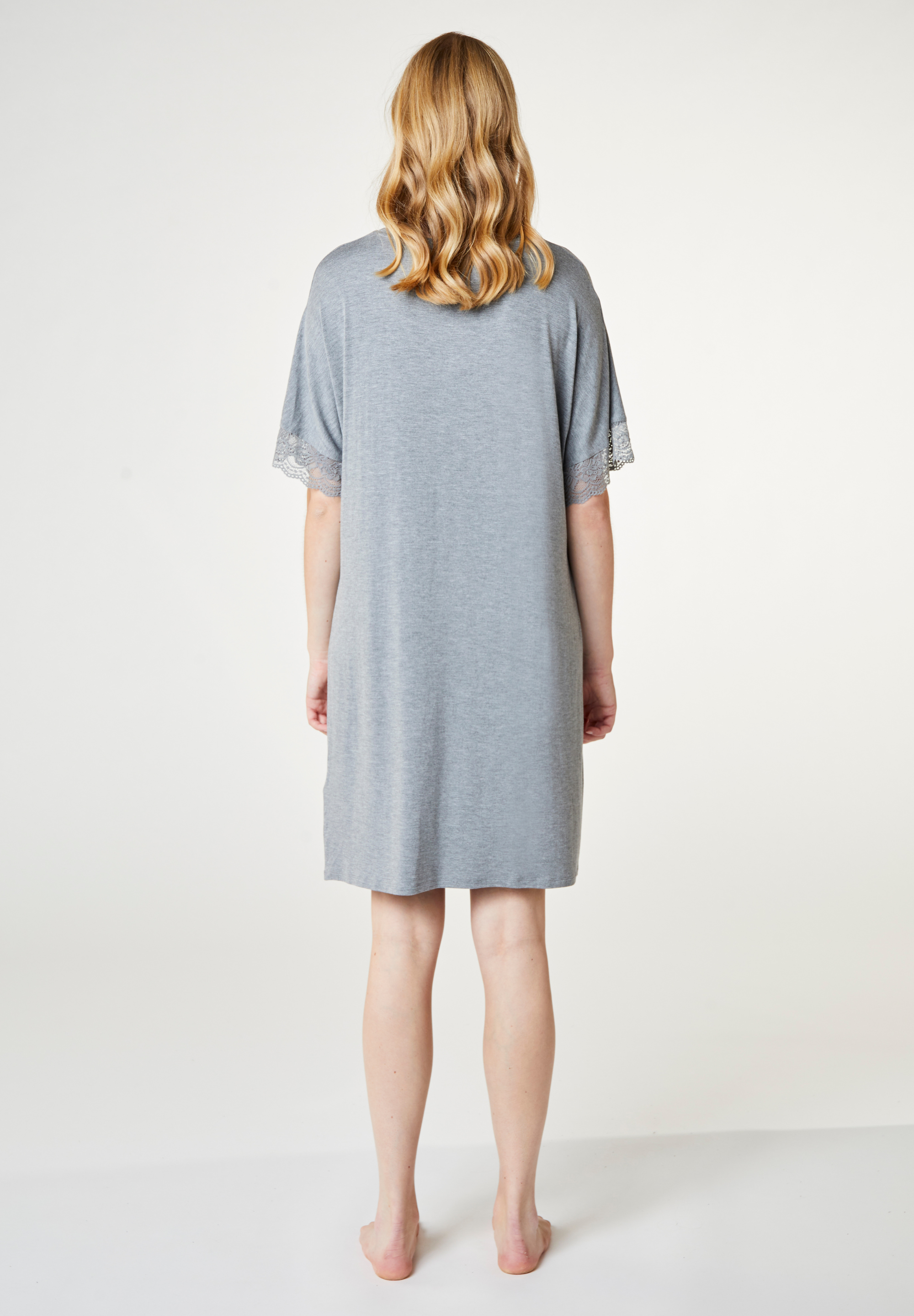 Lucille Dress, Grey Melange