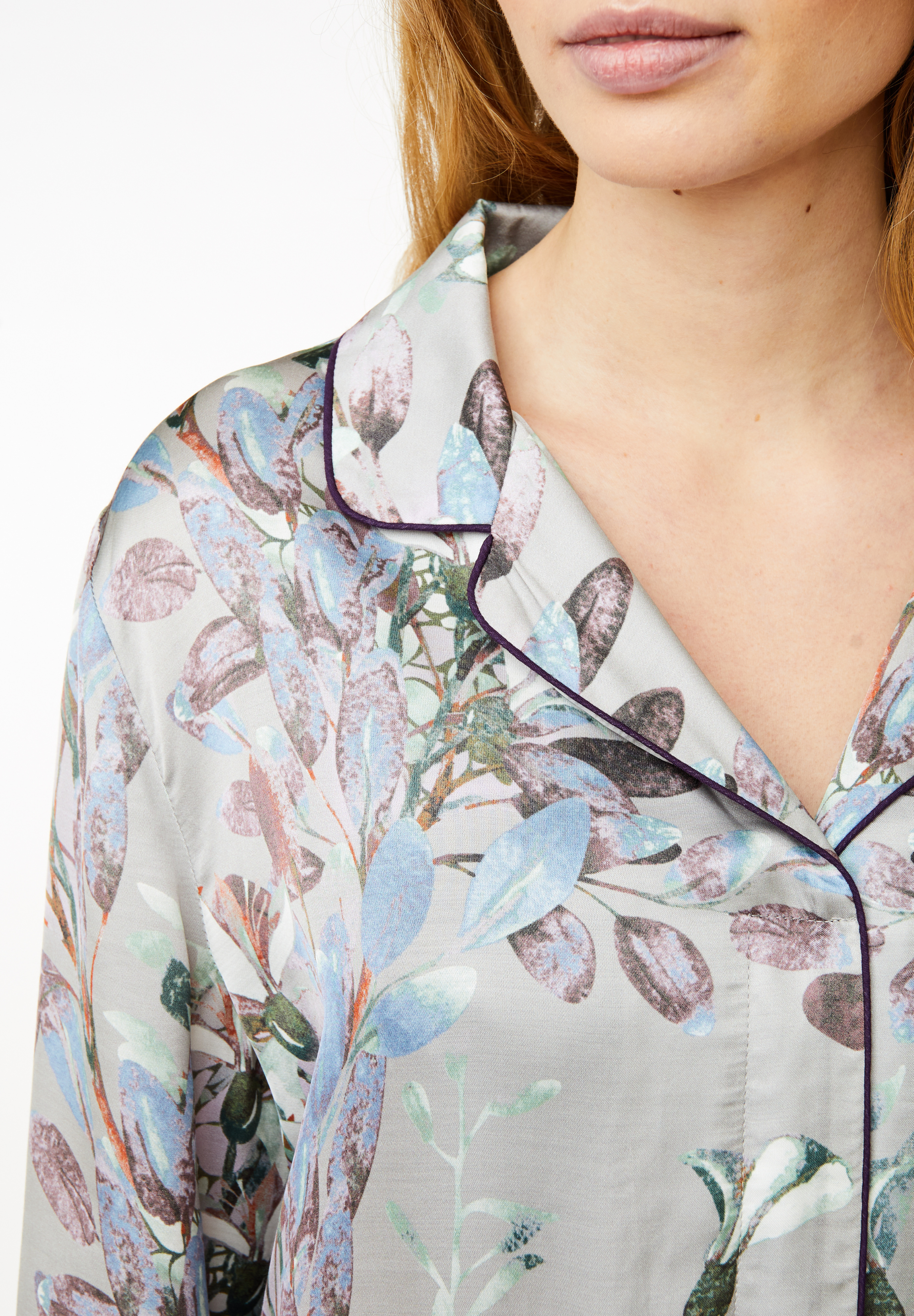 Josephine Shirt, Opal Gray