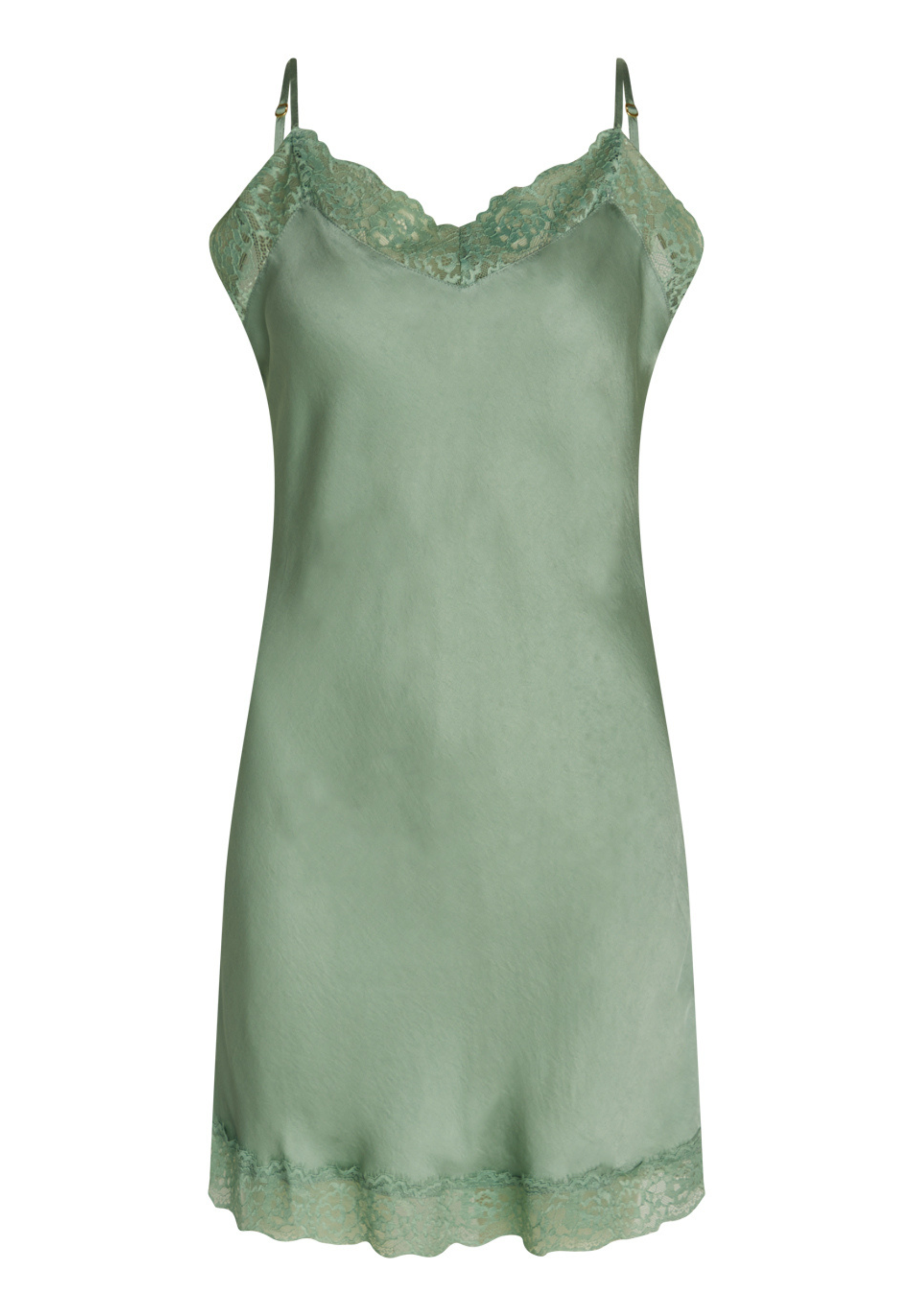 Siana Chemise Dress, Granite Green