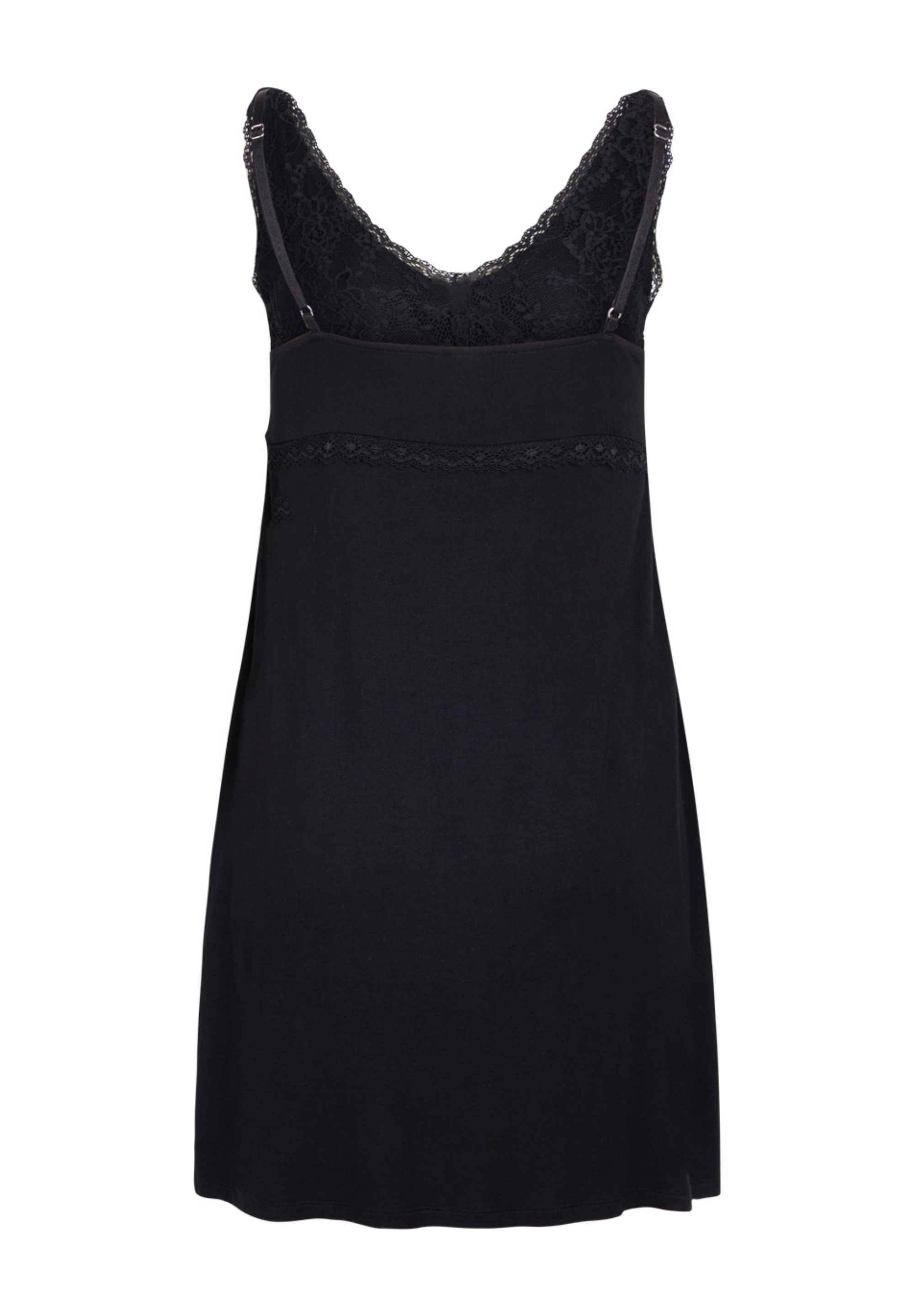 Jennifer Chemise Dress, Black