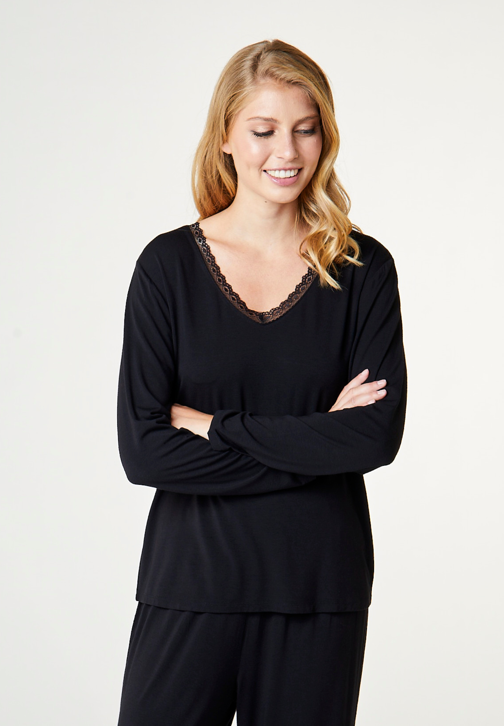 Jordan Bamboo Long Sleeve T-Shirt, Black