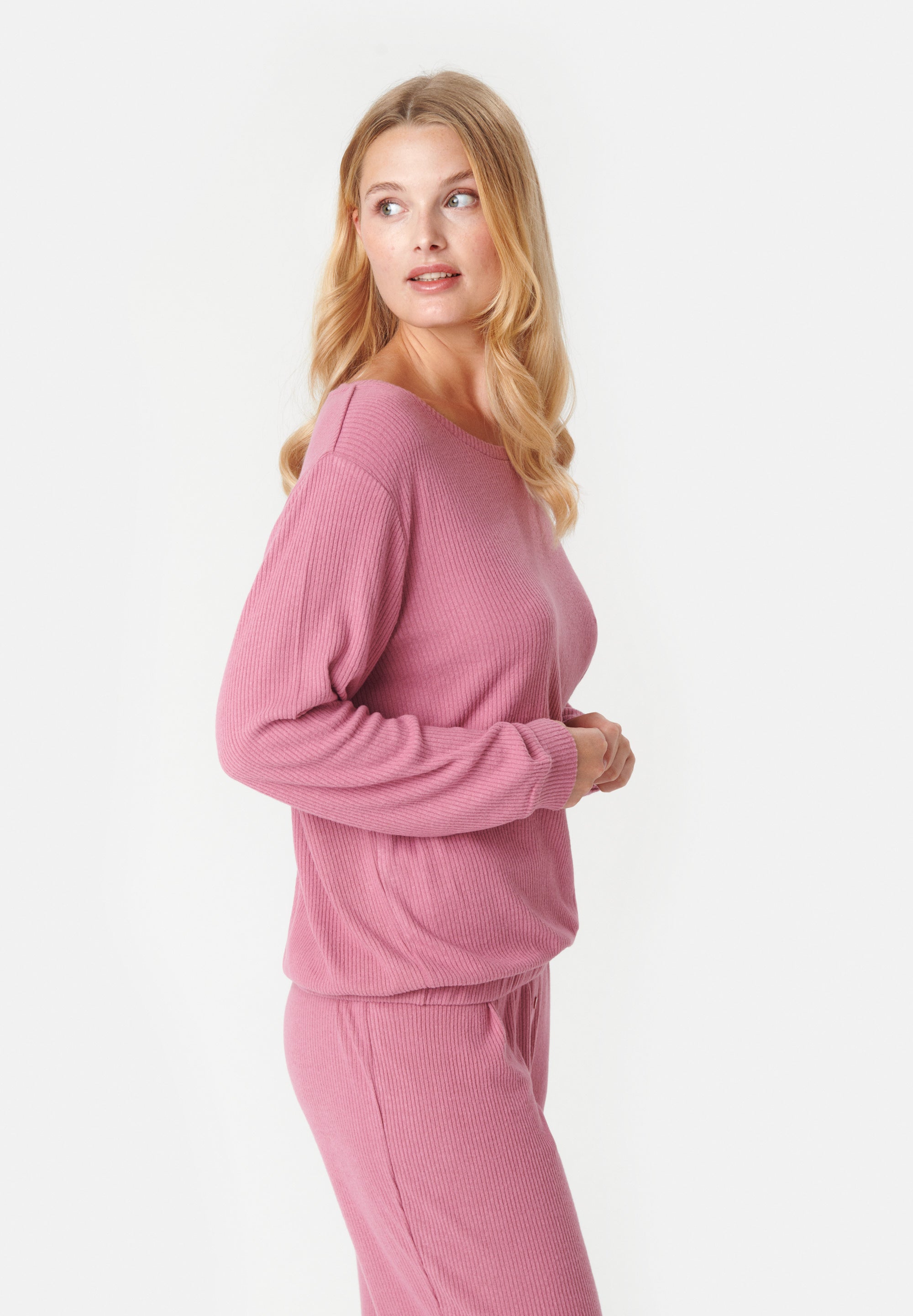 Lydia Cosy Shirt, Heather Rose