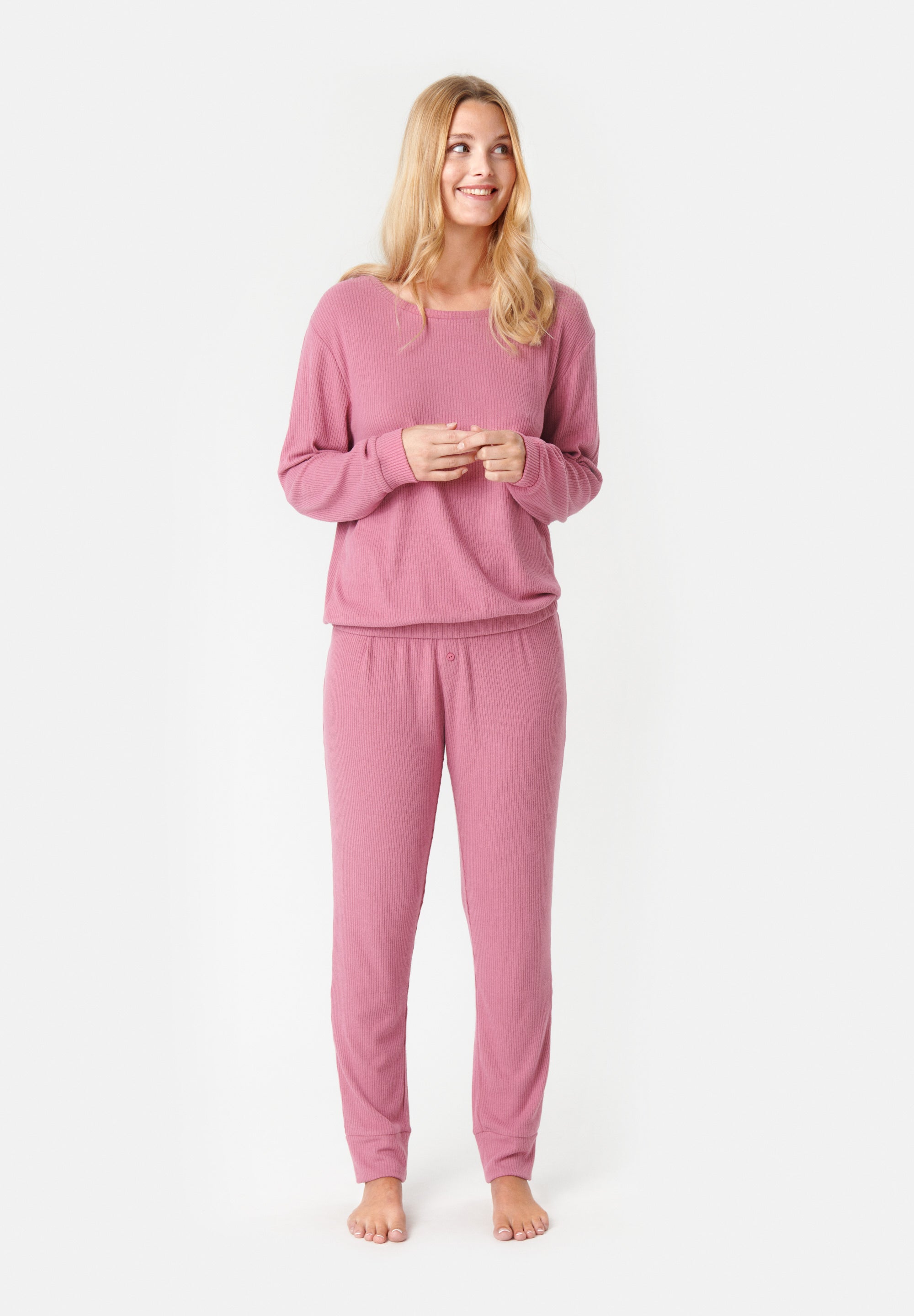 Lola Cosy Pants, Heather Rose