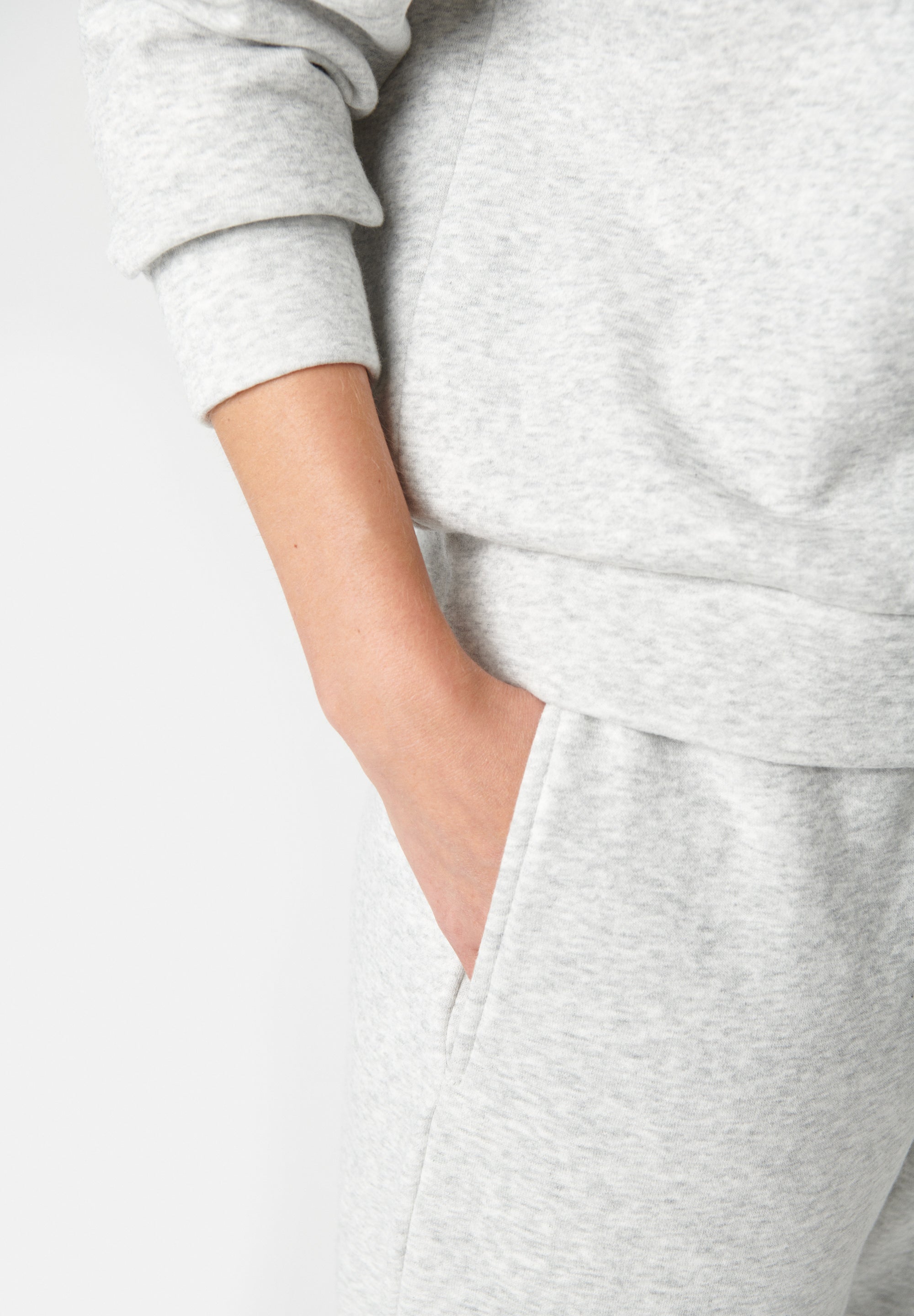 Agnes Sweatpants, Light Grey Melange