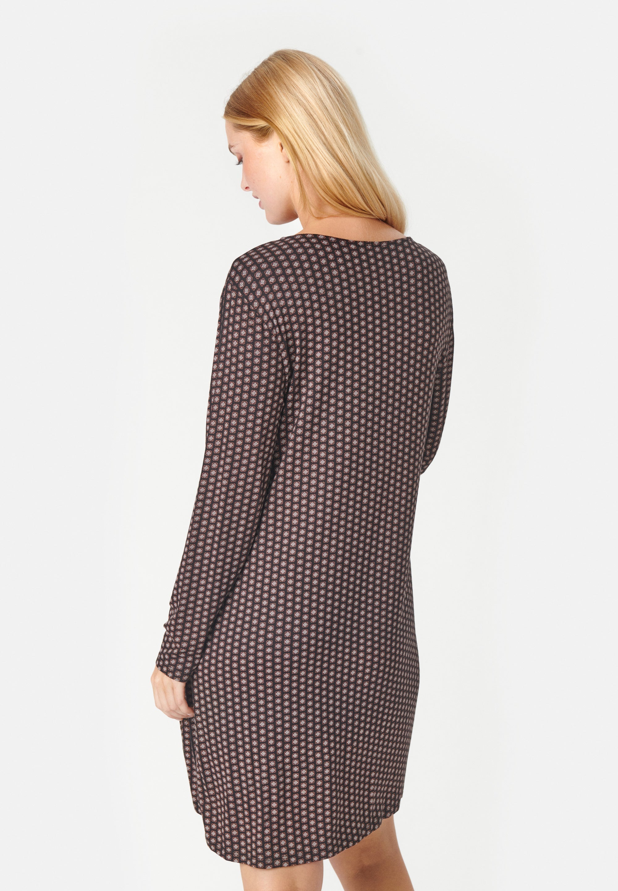 Jacqueline Long Sleeve Dress, Black