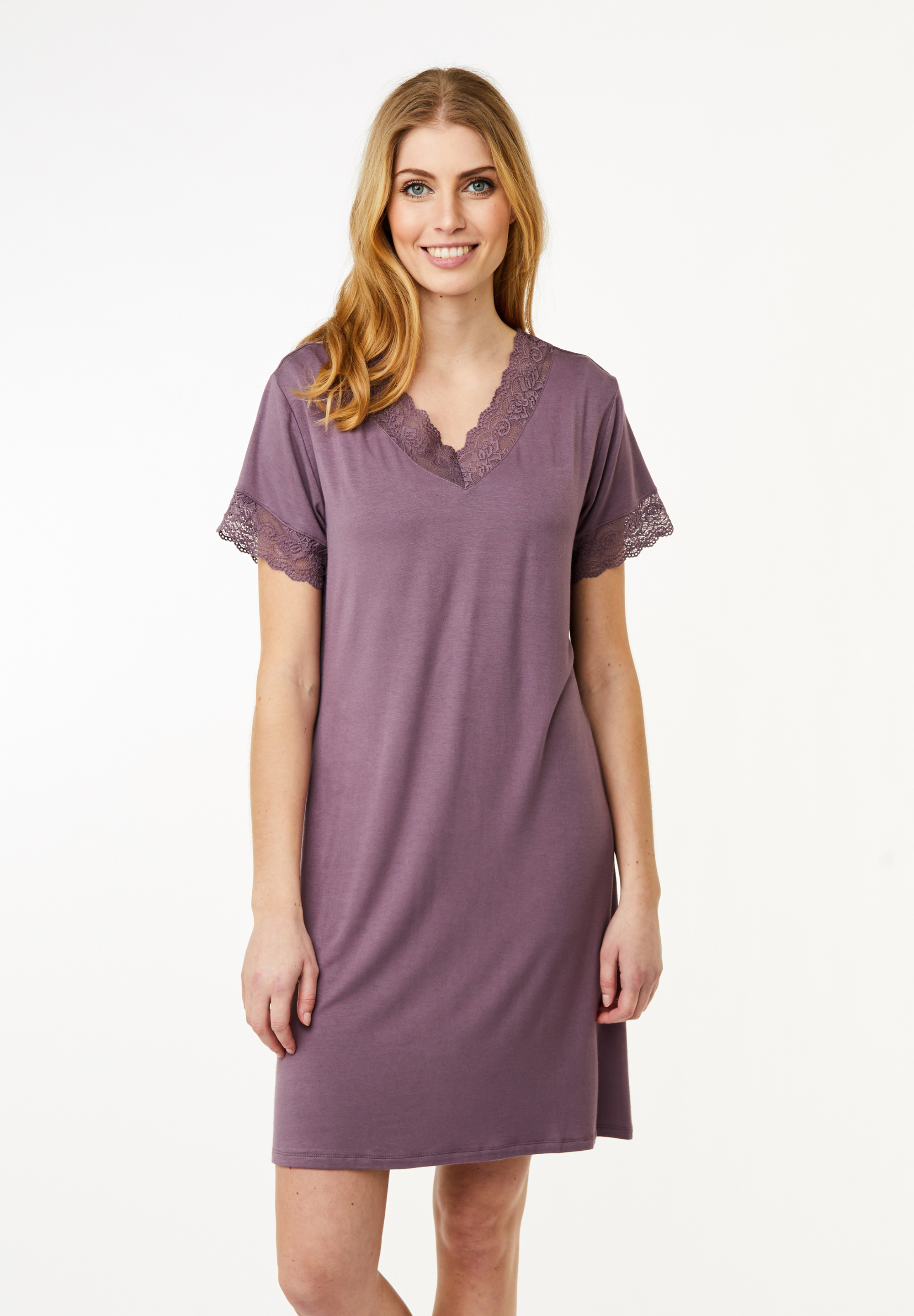 Karita Short Sleeve Dress, Moonscape