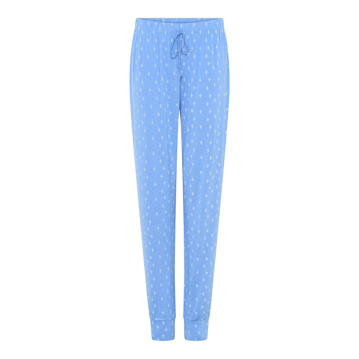 Johanne Hose, Azurblau Allover-Print