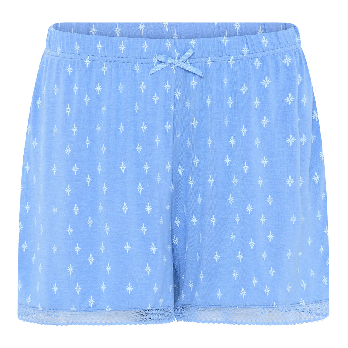 Kimmy Shorts, Azurblau Allover-Print