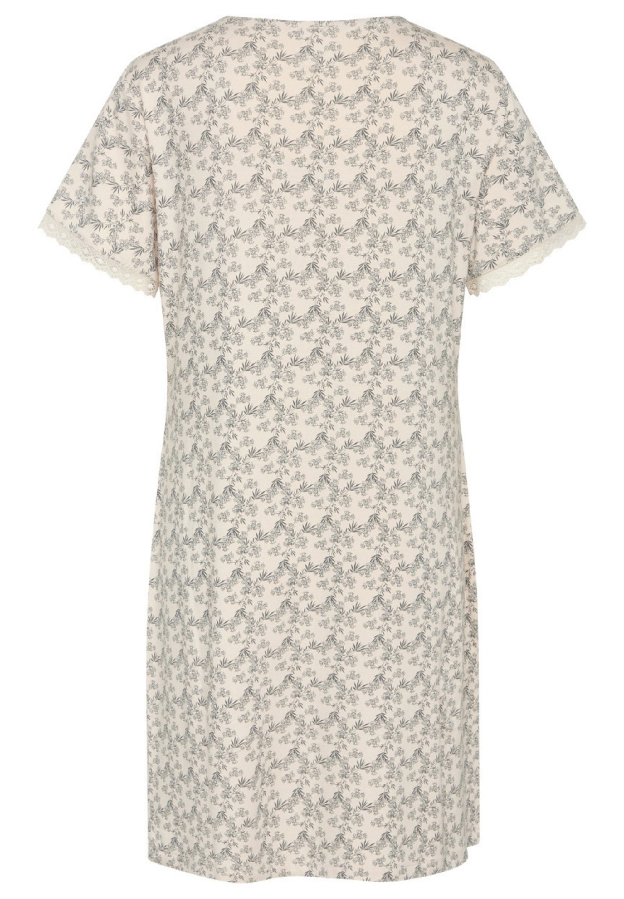 Jacqueline Short Sleeve Dress, Crystal Gray AOP