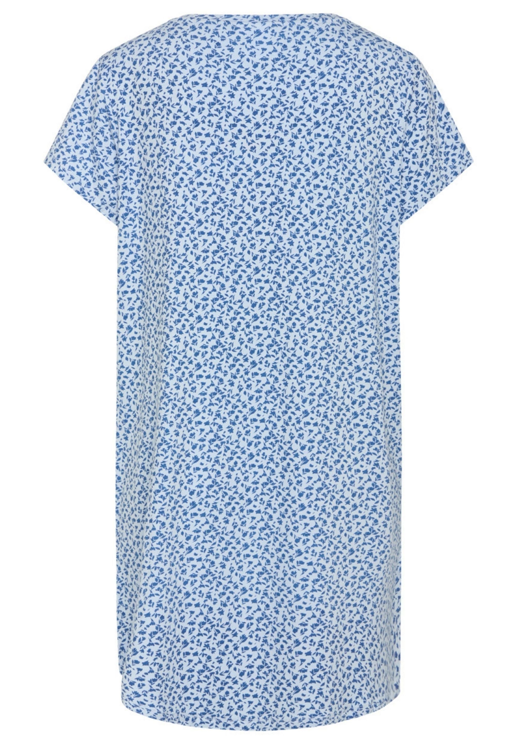 Nicole Short Sleeve Dress, Kentucky Blue AOP