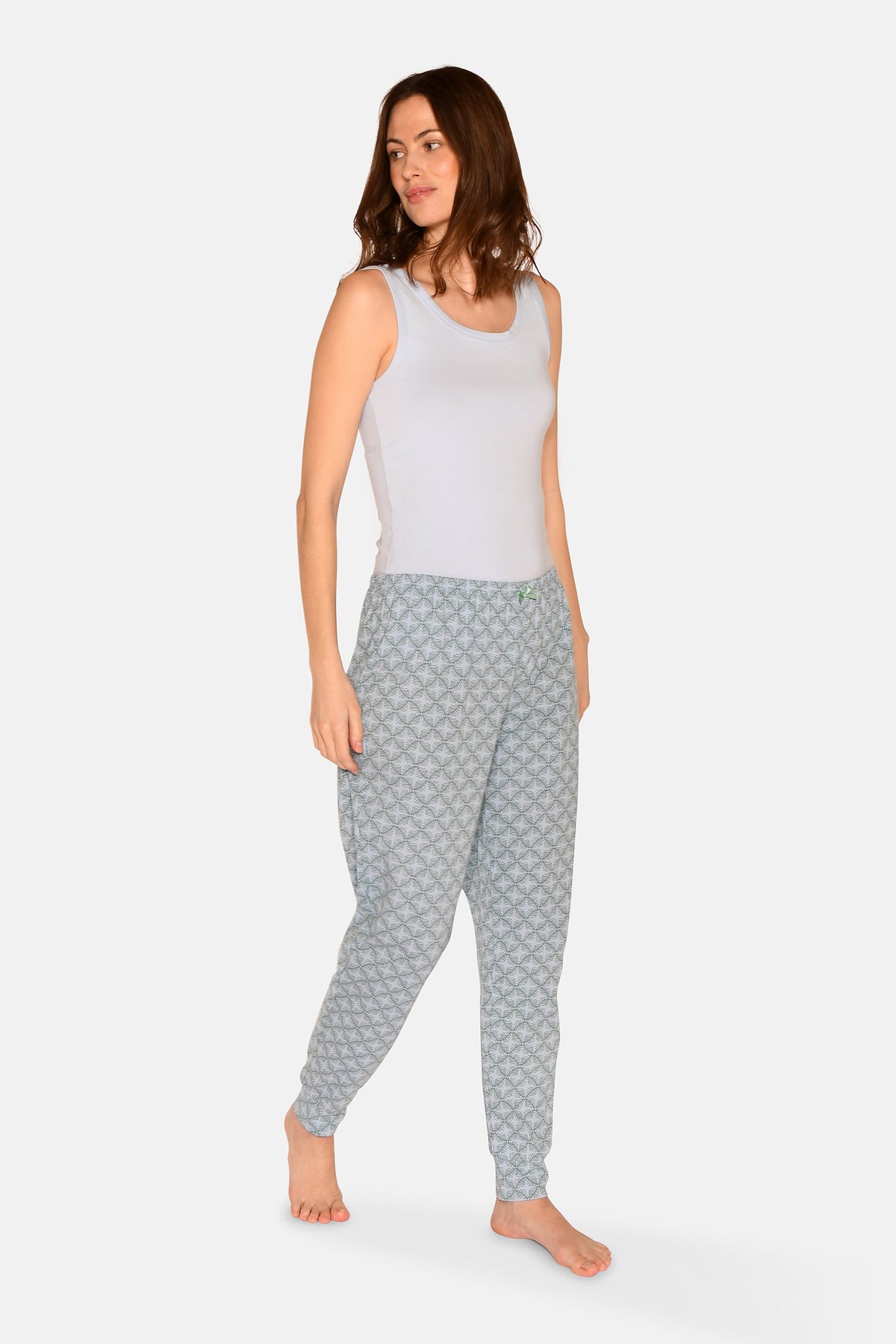 Charlotte Hose, Kentuckyblau Allover-Print