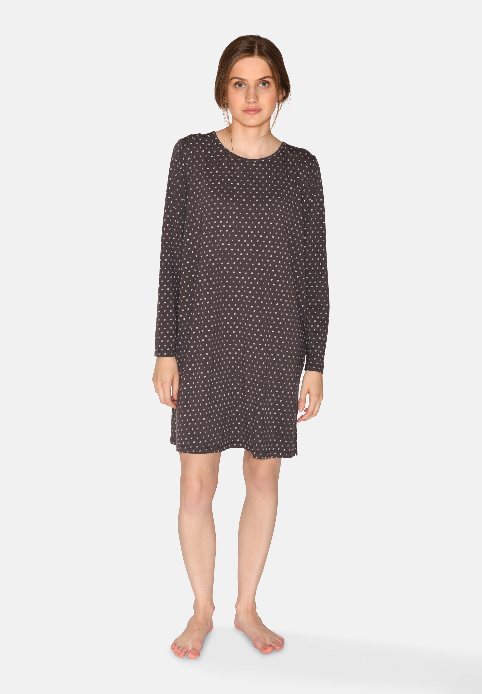 Bea Long Sleeve Dress, Pavement AOP