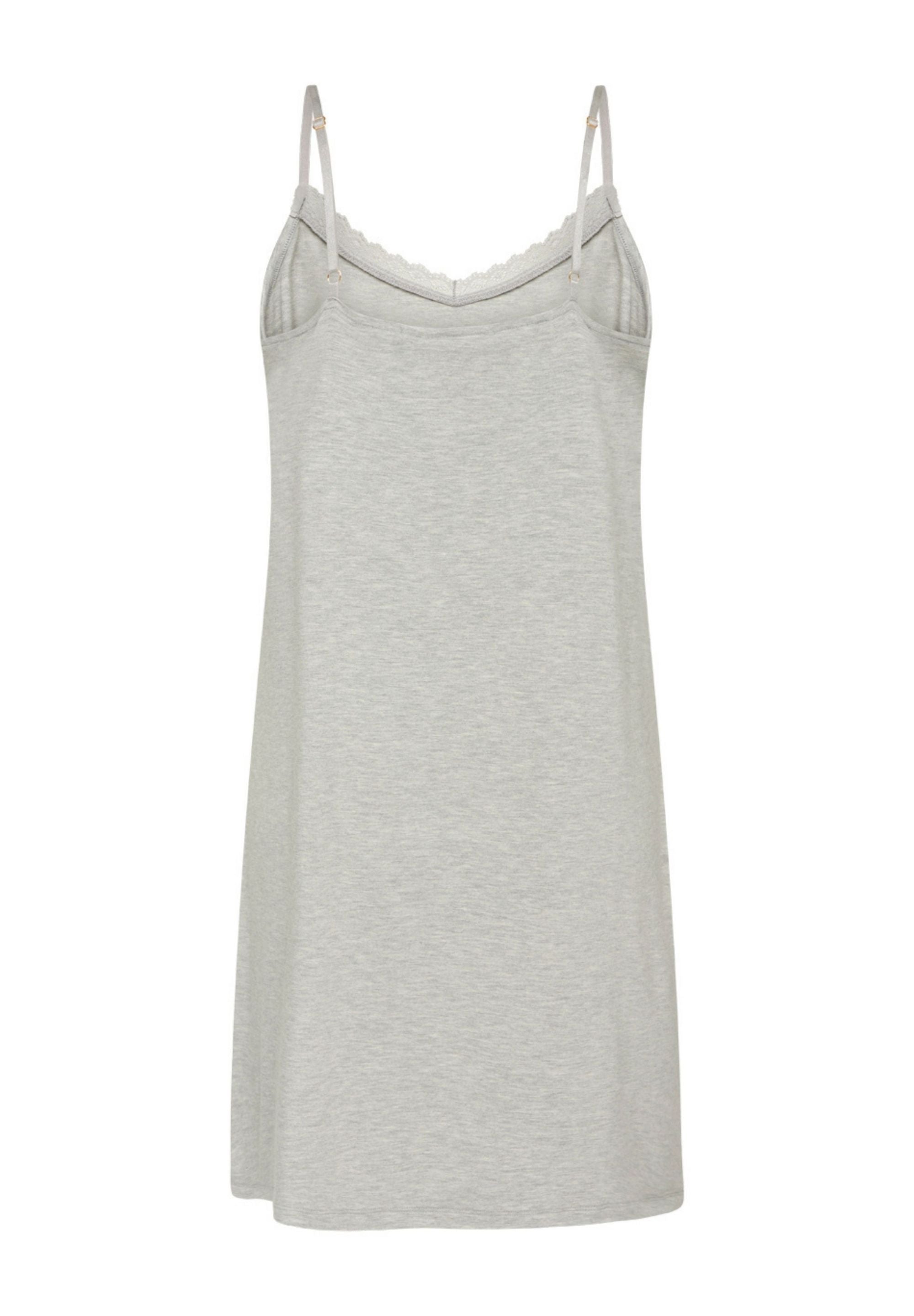 Maia Chemise Dress, Grey Melange