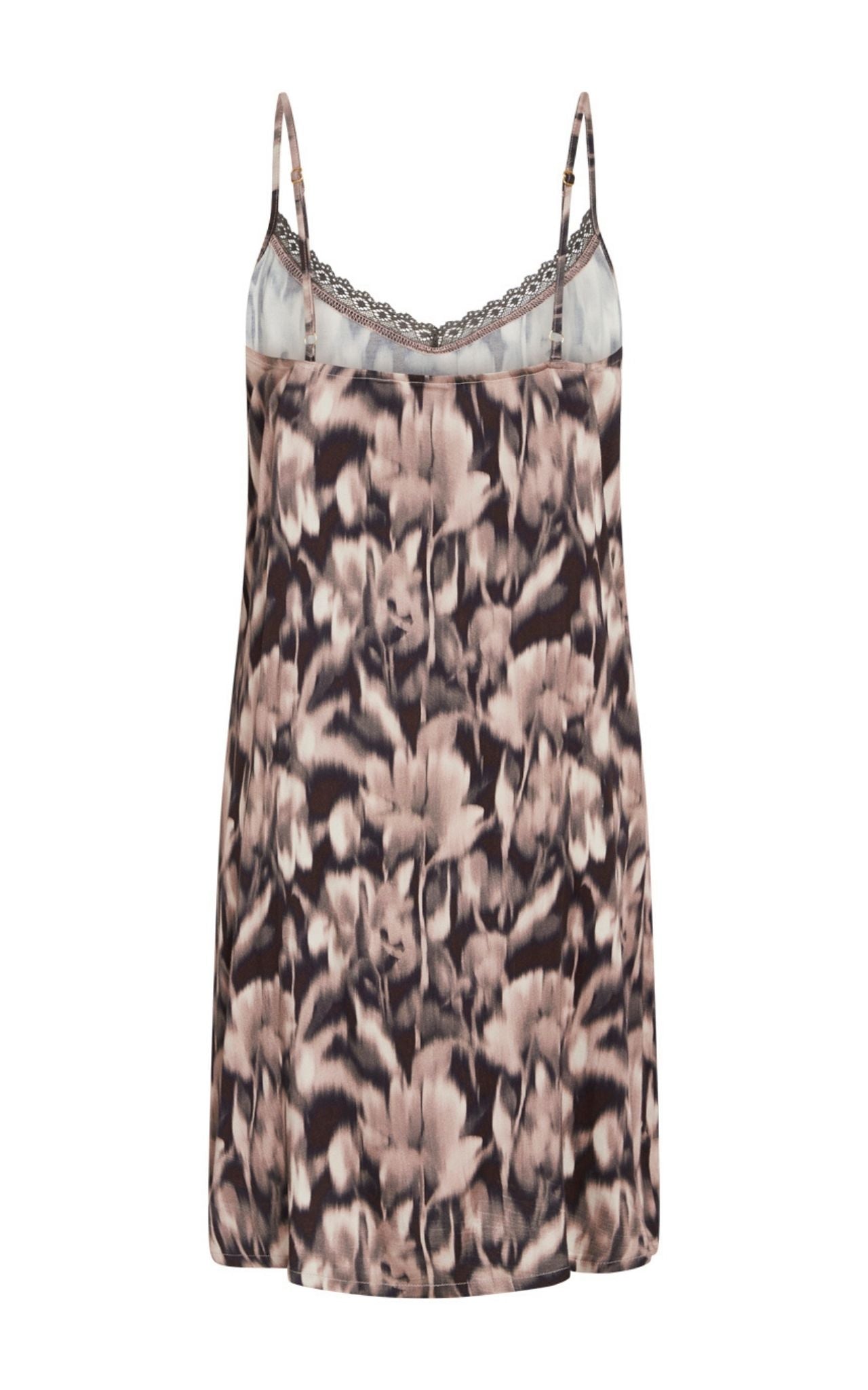 Jade Chemise Dress, Old Rose AOP