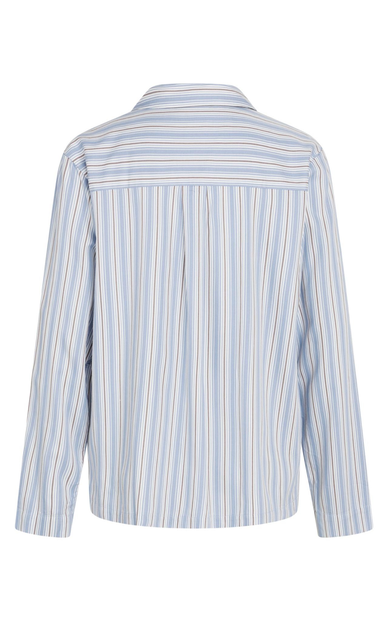 Amalie Shirt, Faded Denim Stripe