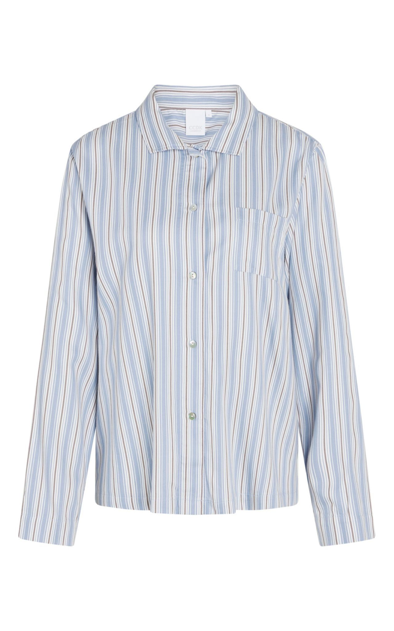 Amalie Shirt, Faded Denim Stripe